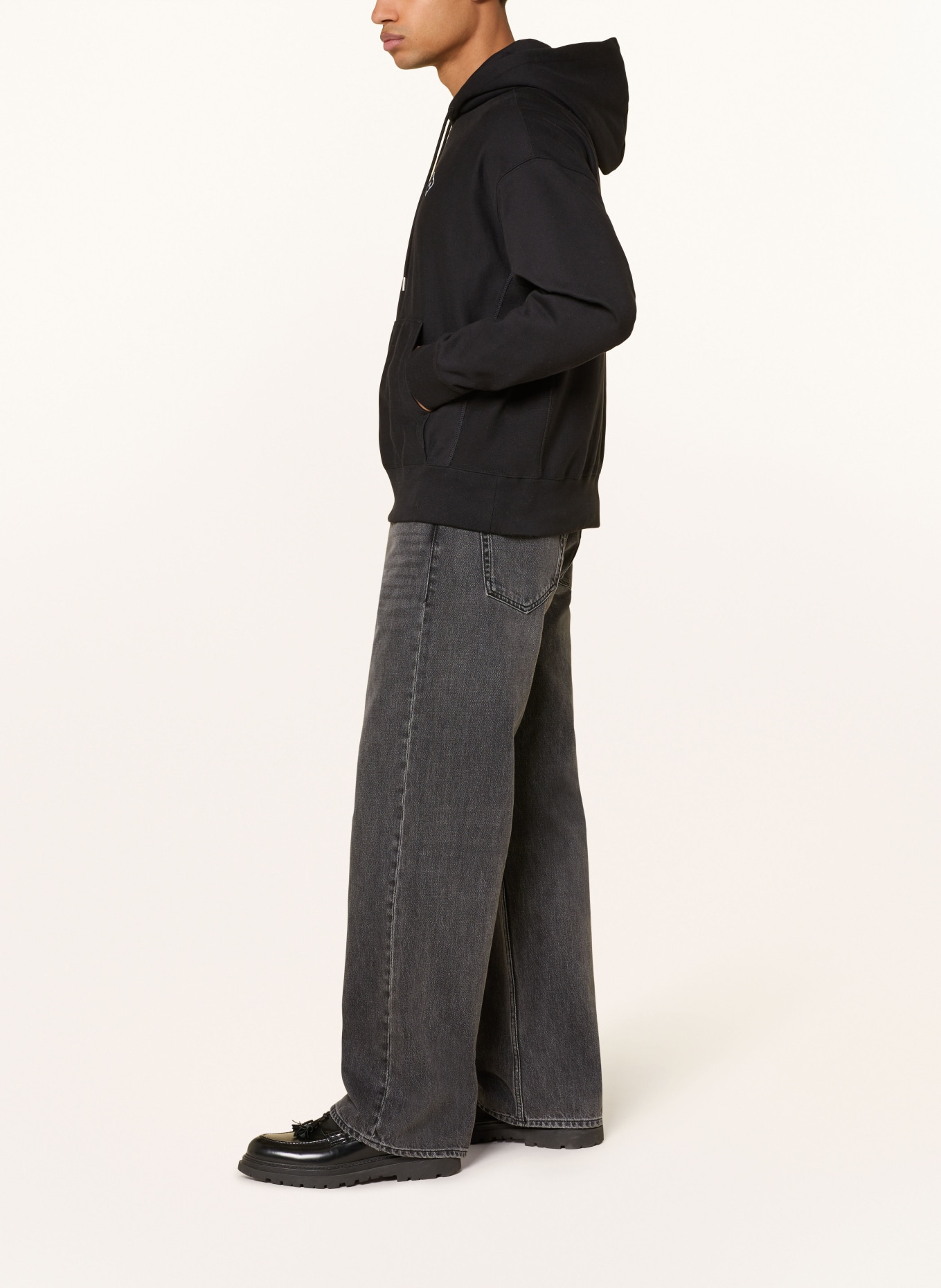 Calvin Klein Jeans Hoodie: SCHWARZ / WEISS