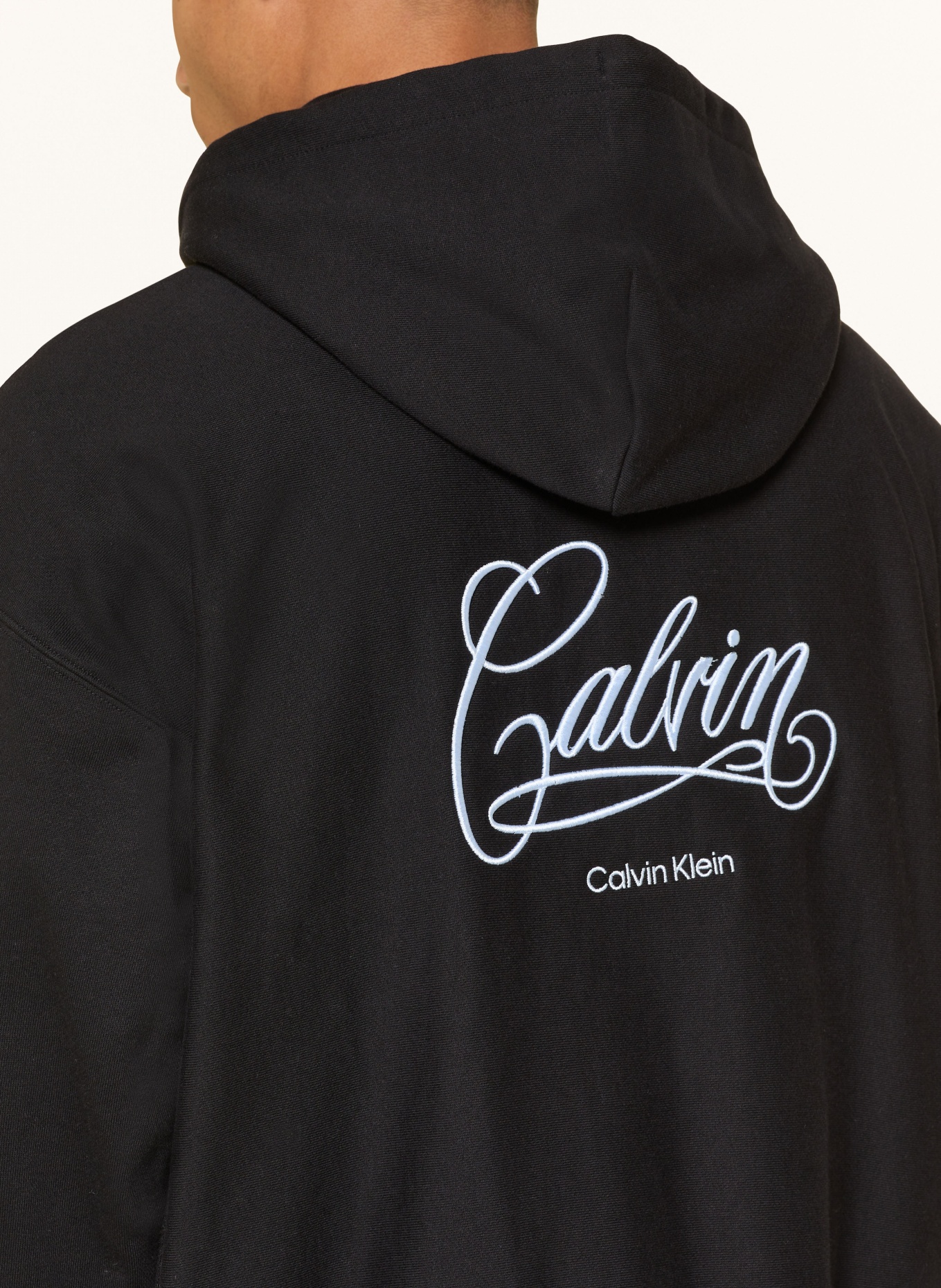 Calvin Klein Jeans Hoodie: SCHWARZ / WEISS