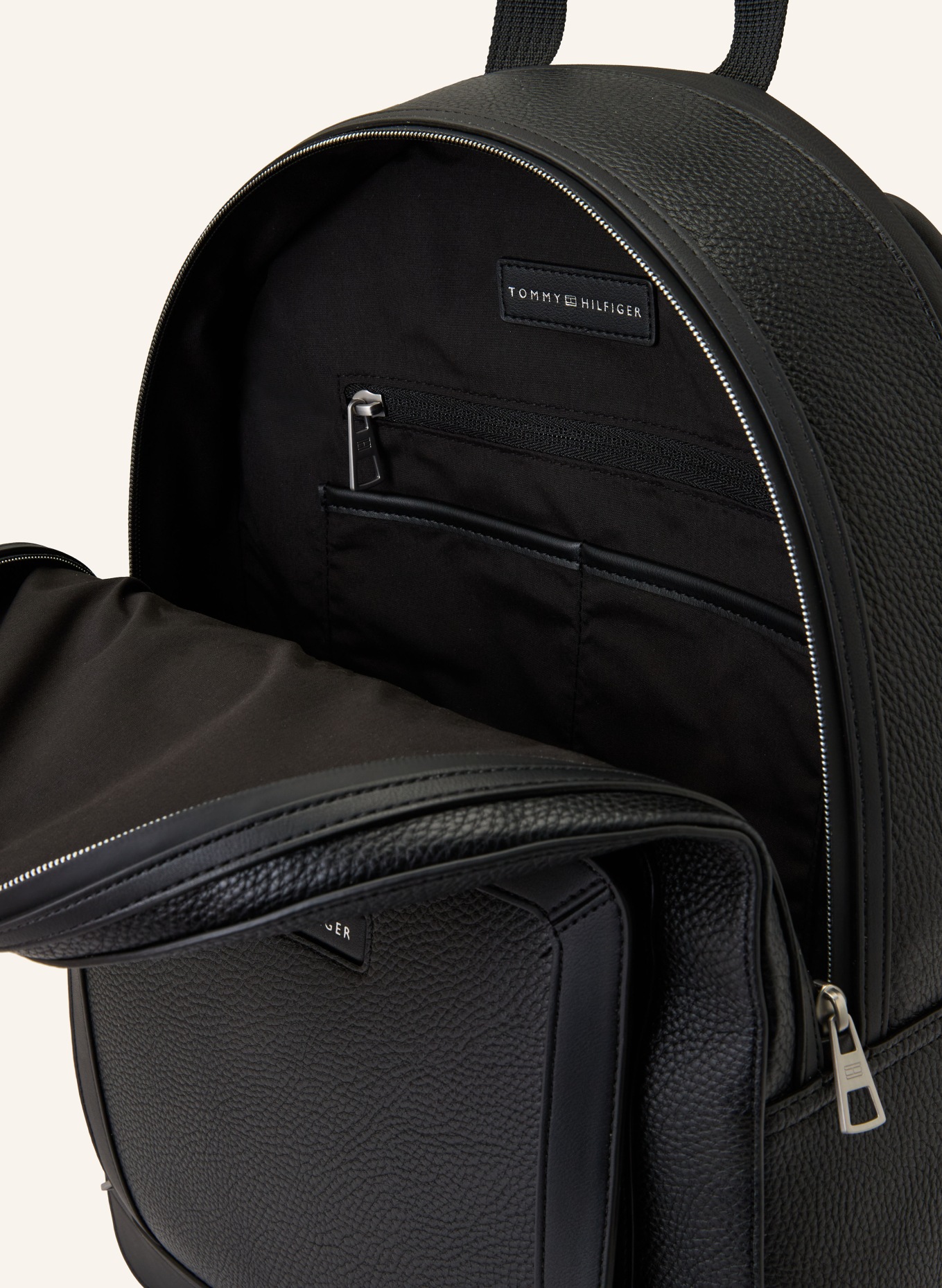 TOMMY HILFIGER batoh: ČERNÁ