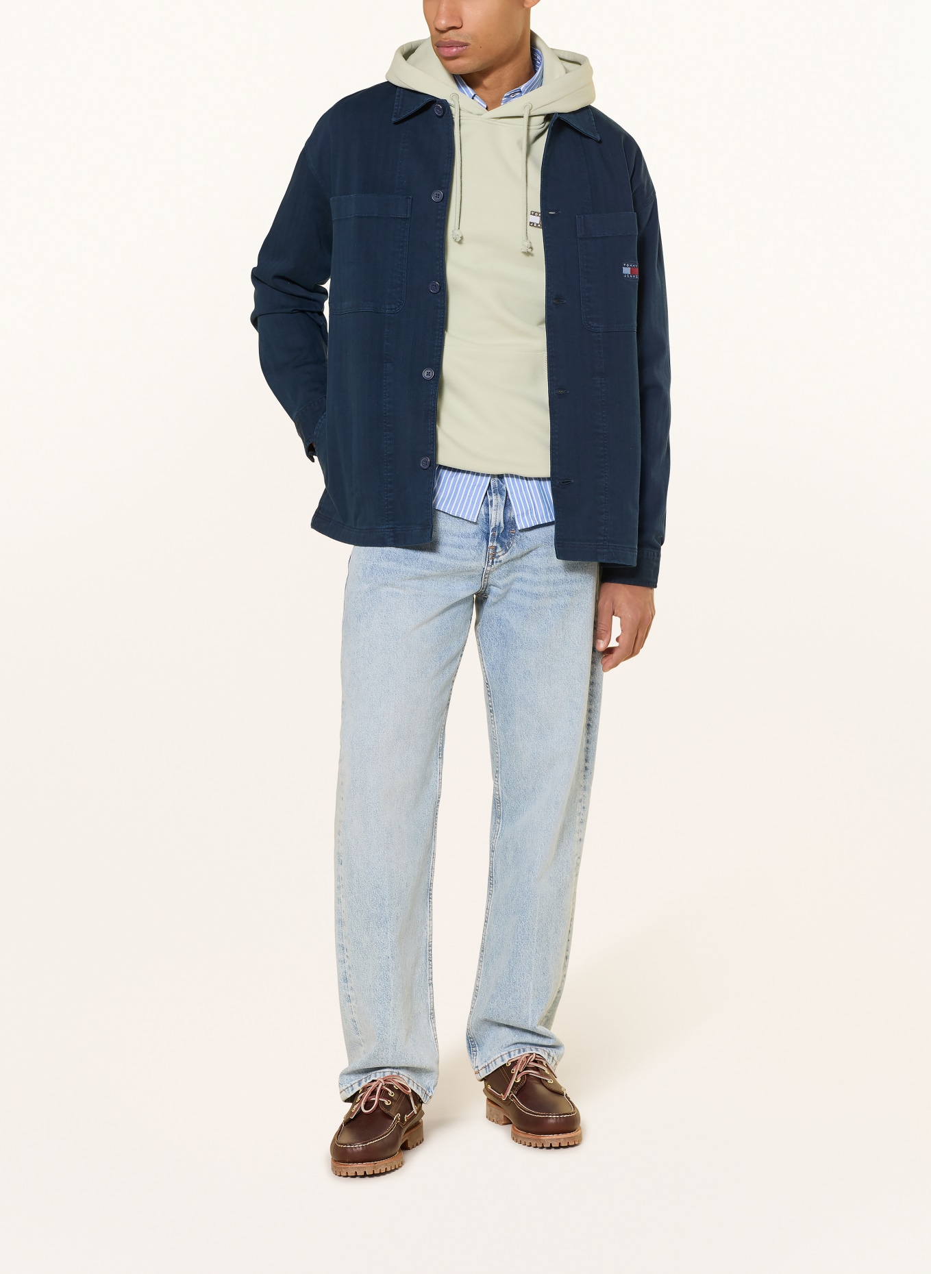 TOMMY JEANS Kurtka wierzchnia: NIEBIESKI