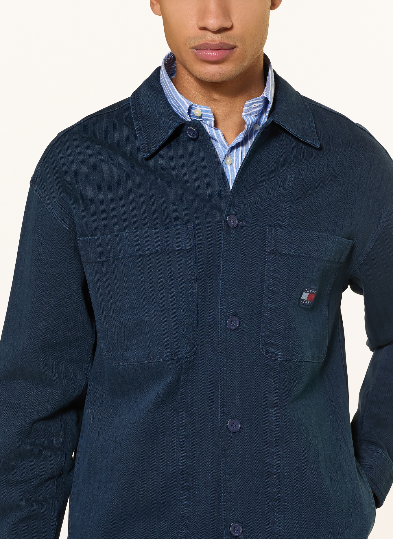 TOMMY JEANS Kurtka wierzchnia: NIEBIESKI