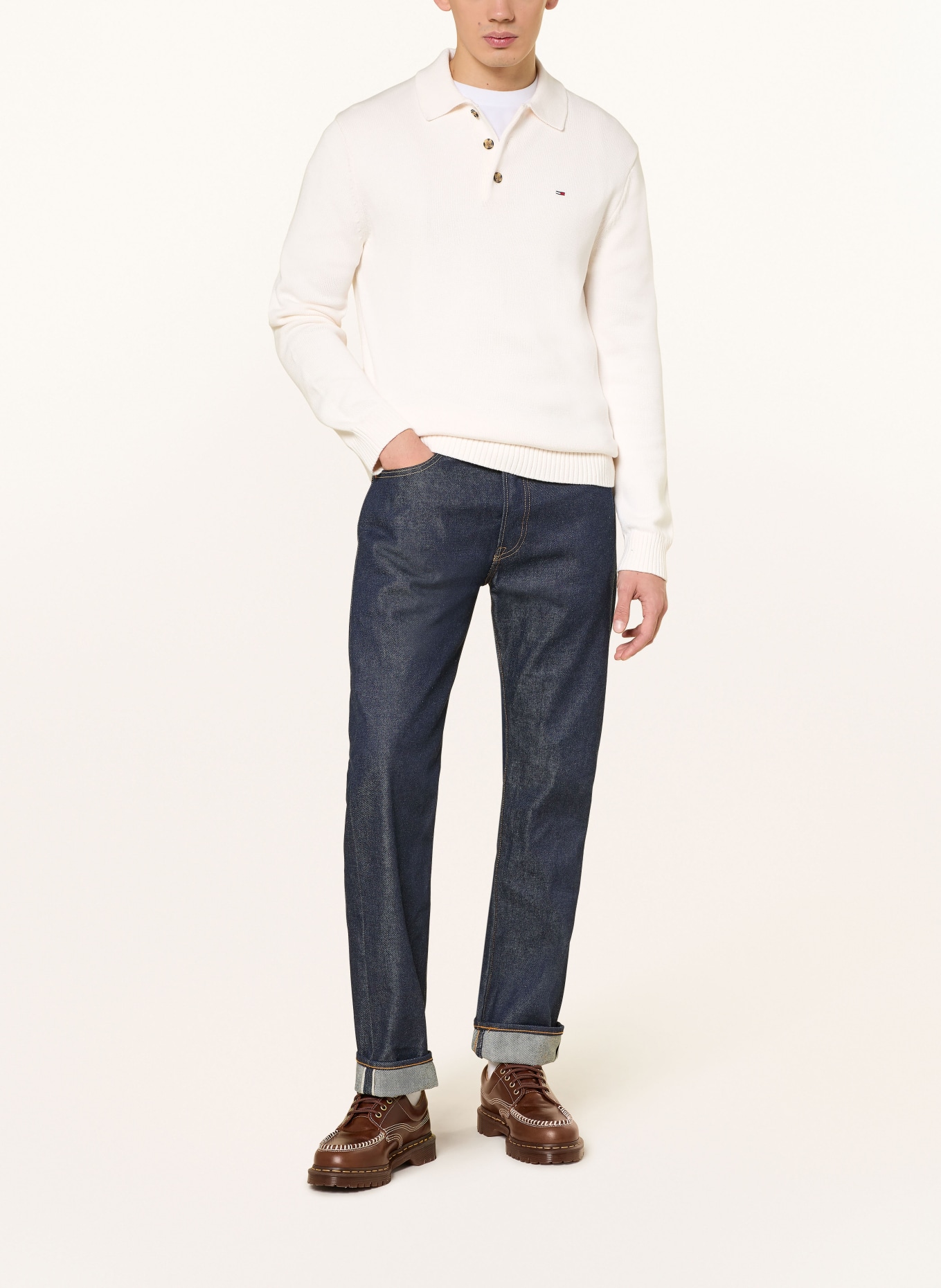 TOMMY JEANS Pullover: WEISS