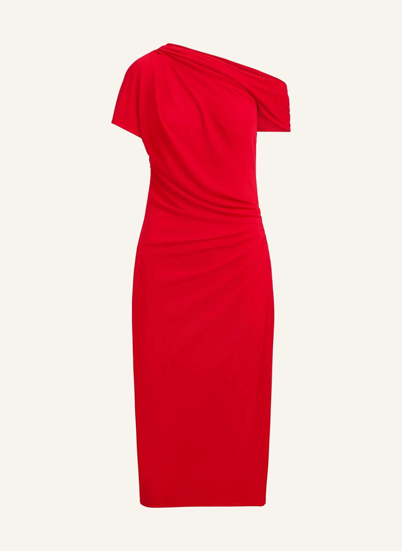 LAUREN RALPH LAUREN One-Shoulder-Kleid: ROT