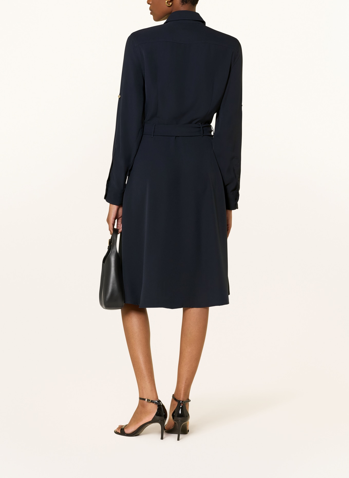 LAUREN RALPH LAUREN Hemdblusenkleid: DUNKELBLAU