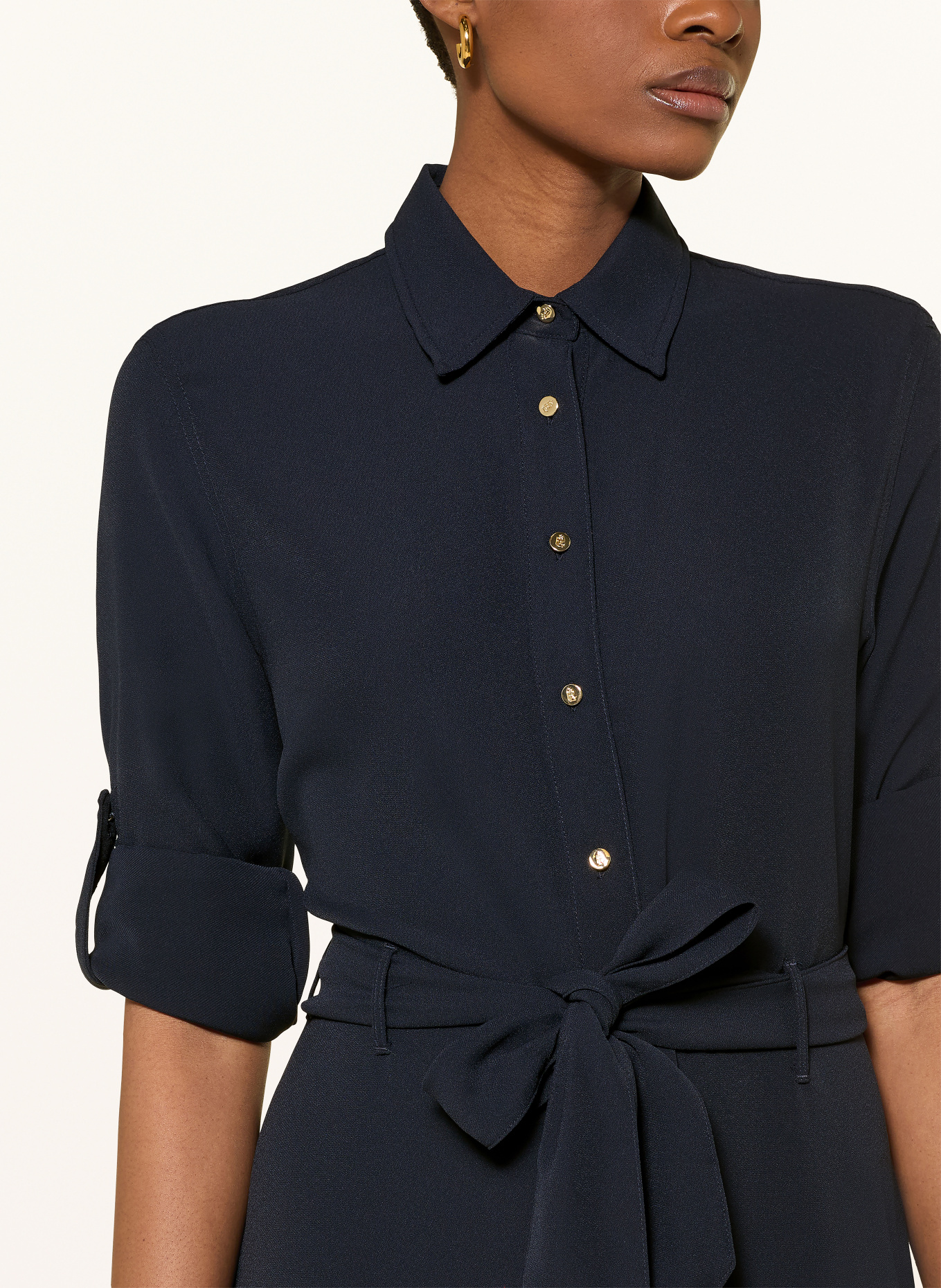 LAUREN RALPH LAUREN Hemdblusenkleid: DUNKELBLAU
