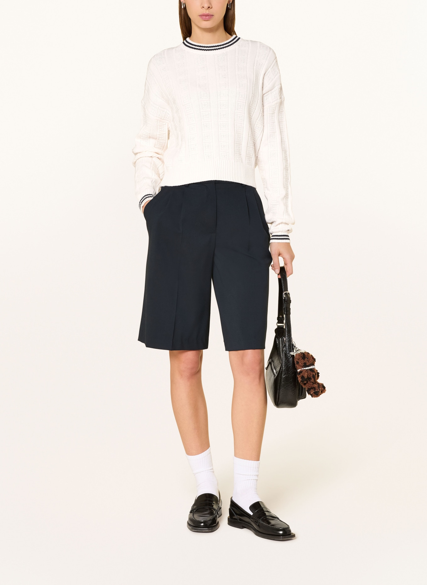 TOMMY JEANS Pullover: ECRU