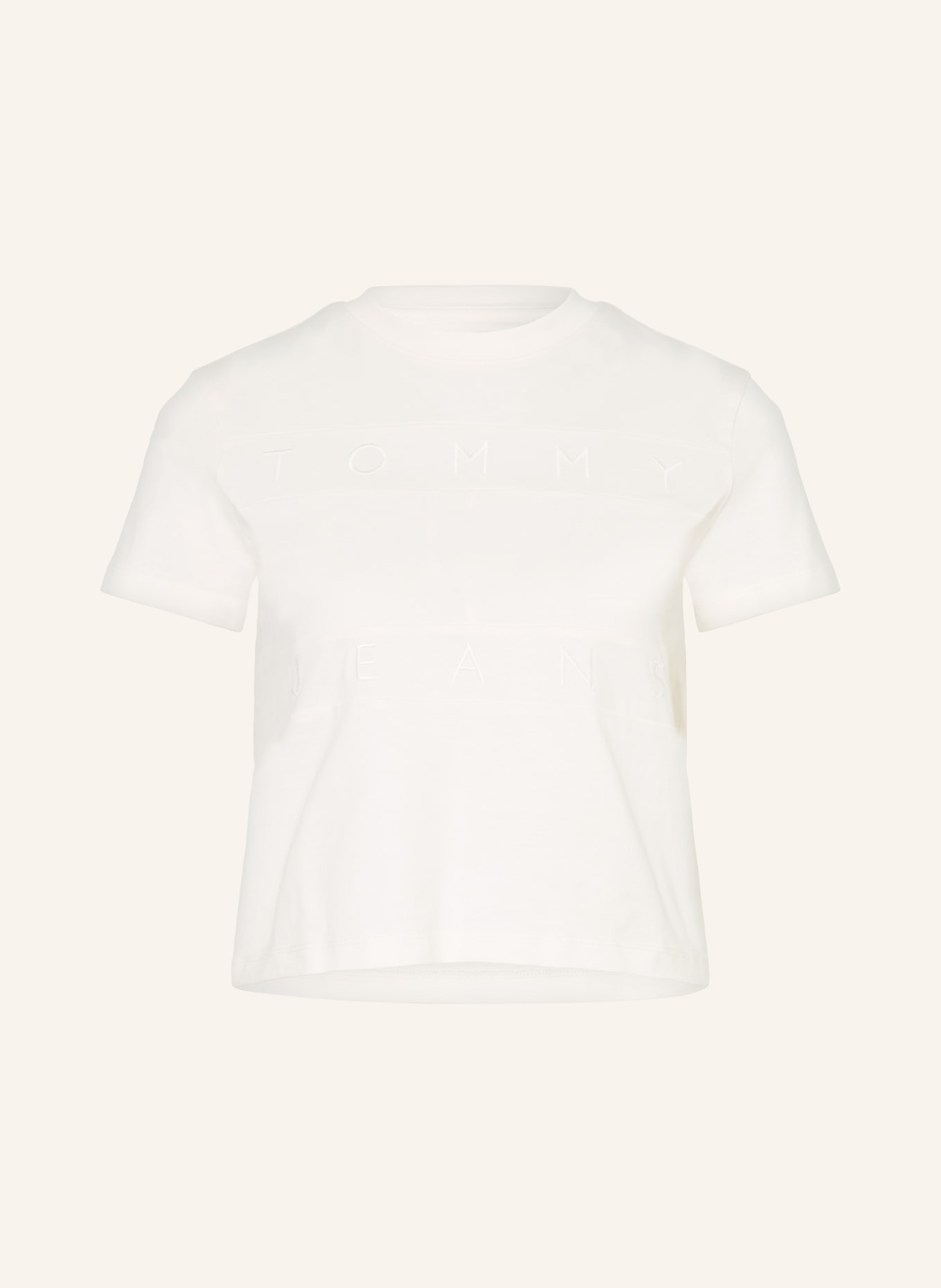 TOMMY JEANS T-Shirt: ECRU