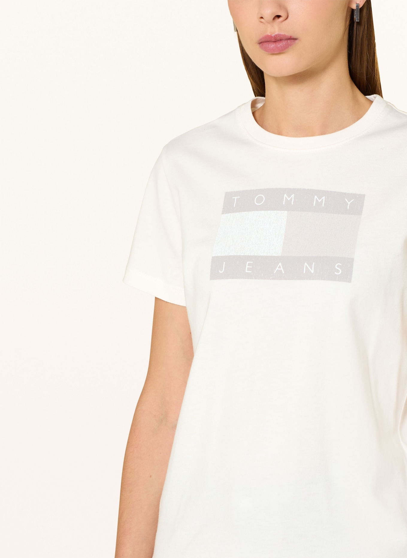 TOMMY JEANS T-shirt: ECRU