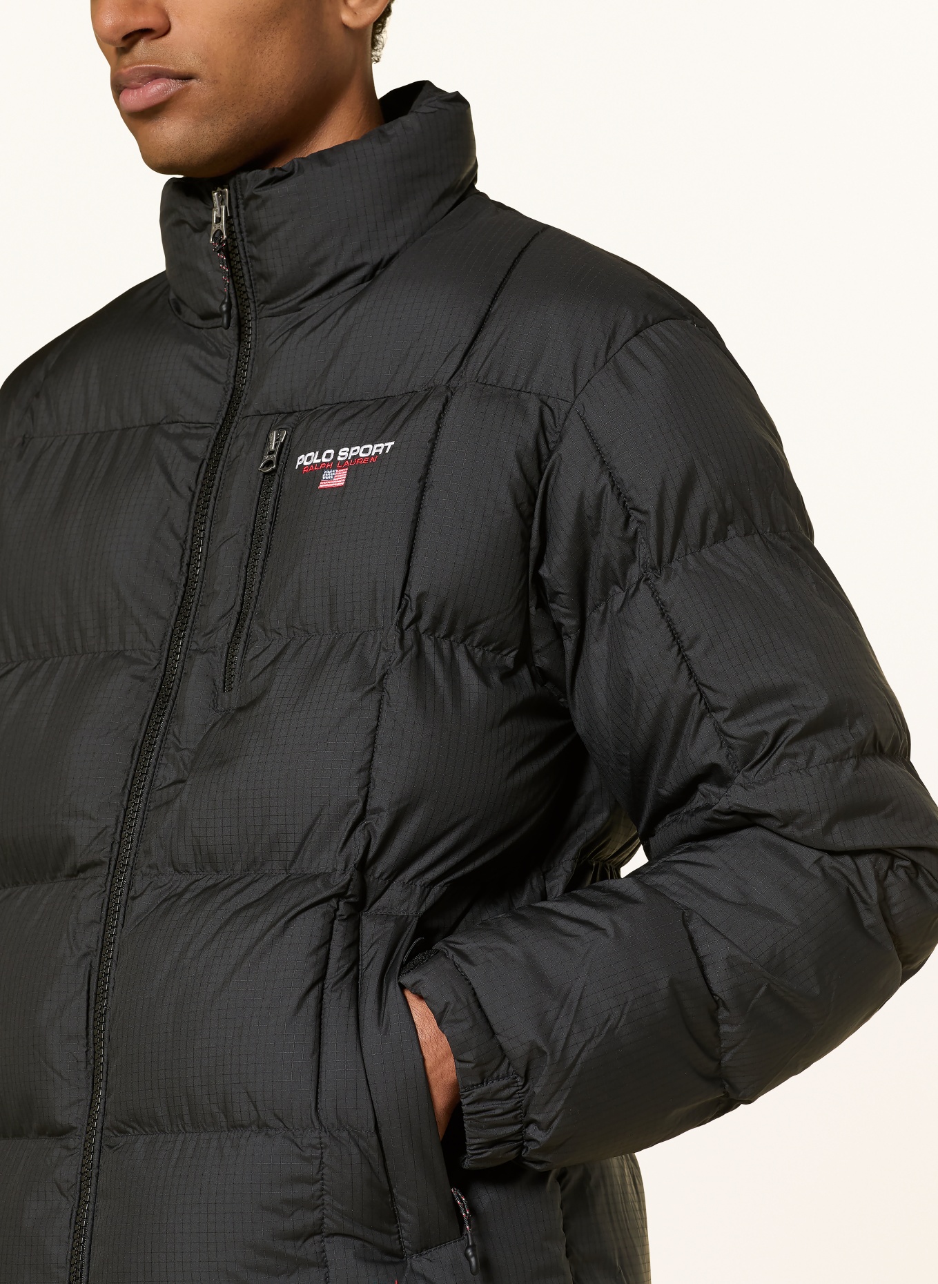 POLO SPORT Steppjacke: SCHWARZ