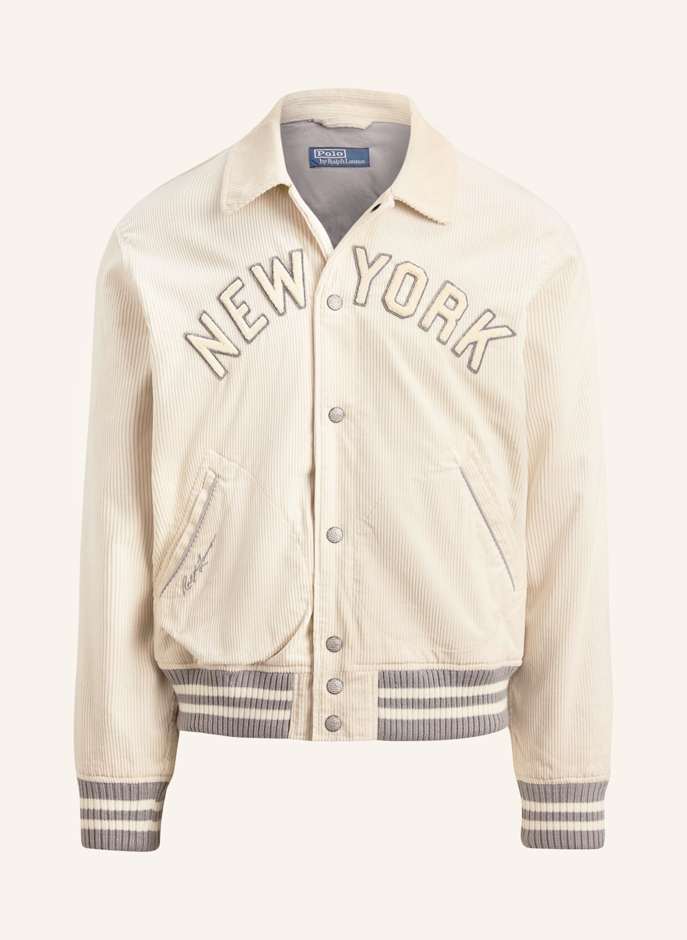 POLO RALPH LAUREN Cordblouson: ECRU