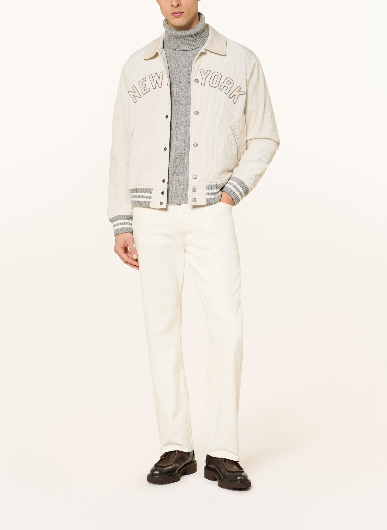 POLO RALPH LAUREN Cordblouson: ECRU