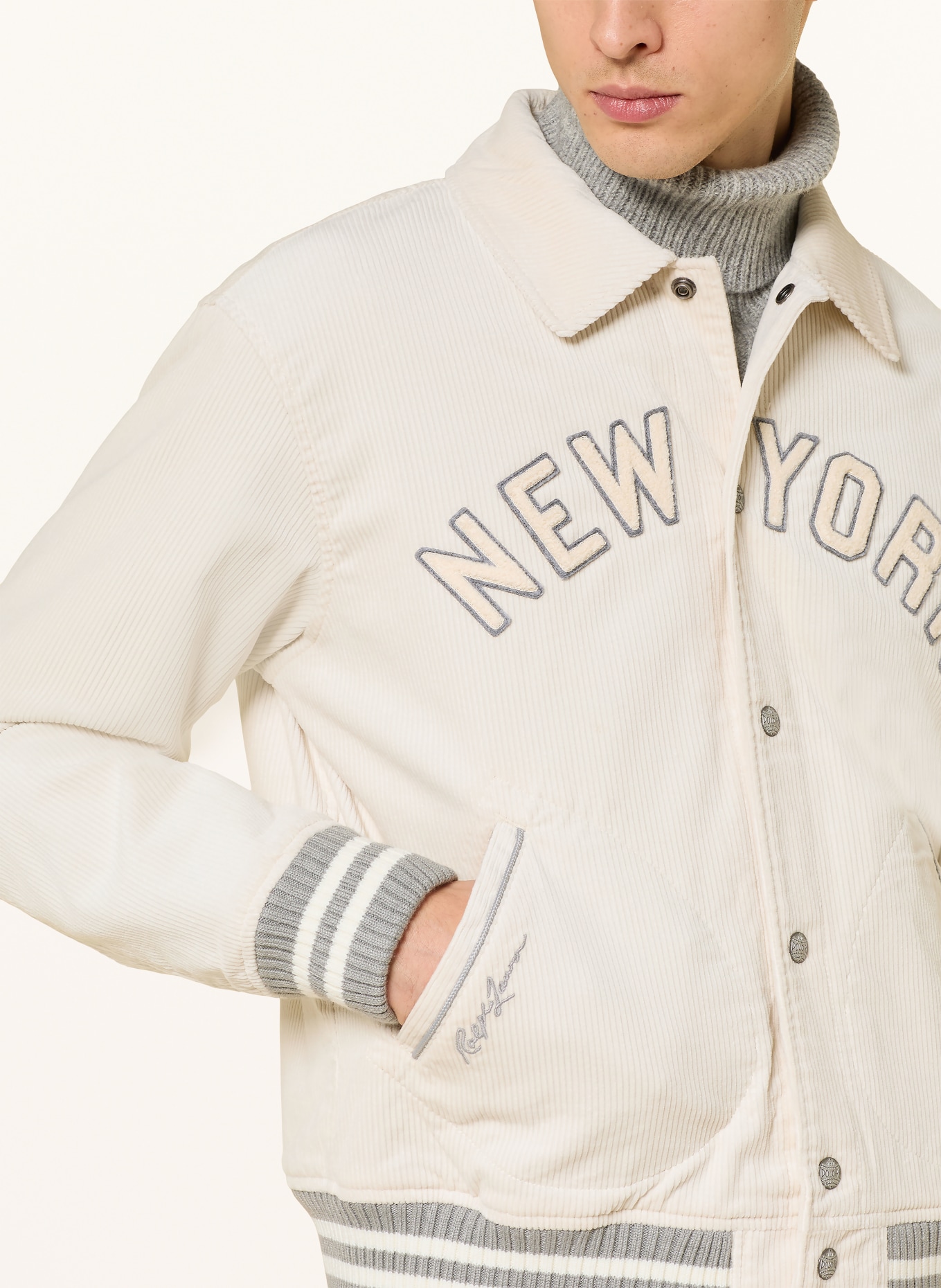 POLO RALPH LAUREN Cordblouson: ECRU