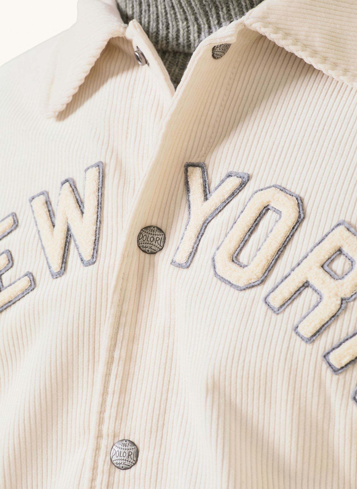 POLO RALPH LAUREN Cordblouson: ECRU