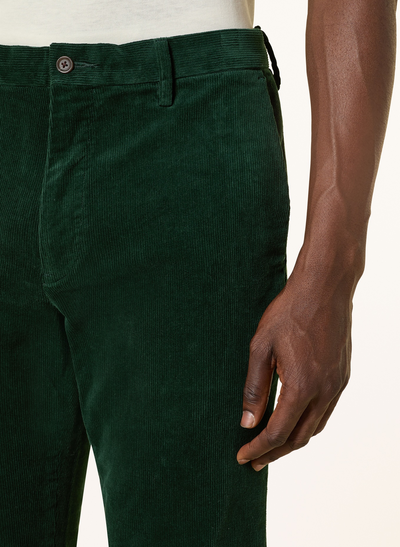 POLO RALPH LAUREN Cordhose Slim Fit: DUNKELGRÜN