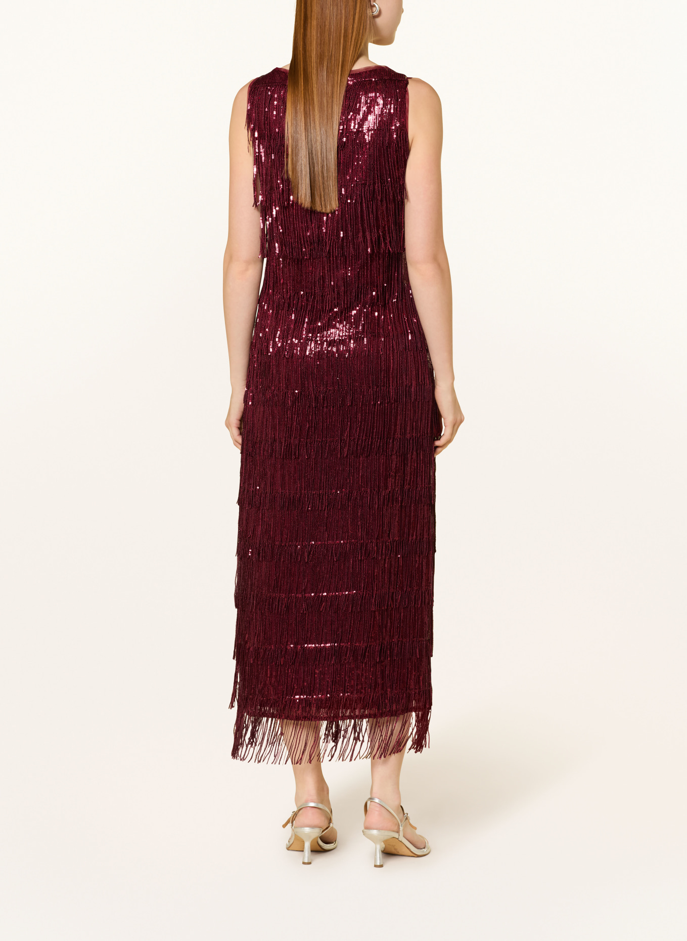 Ana Alcazar Cocktailkleid: DUNKELROT