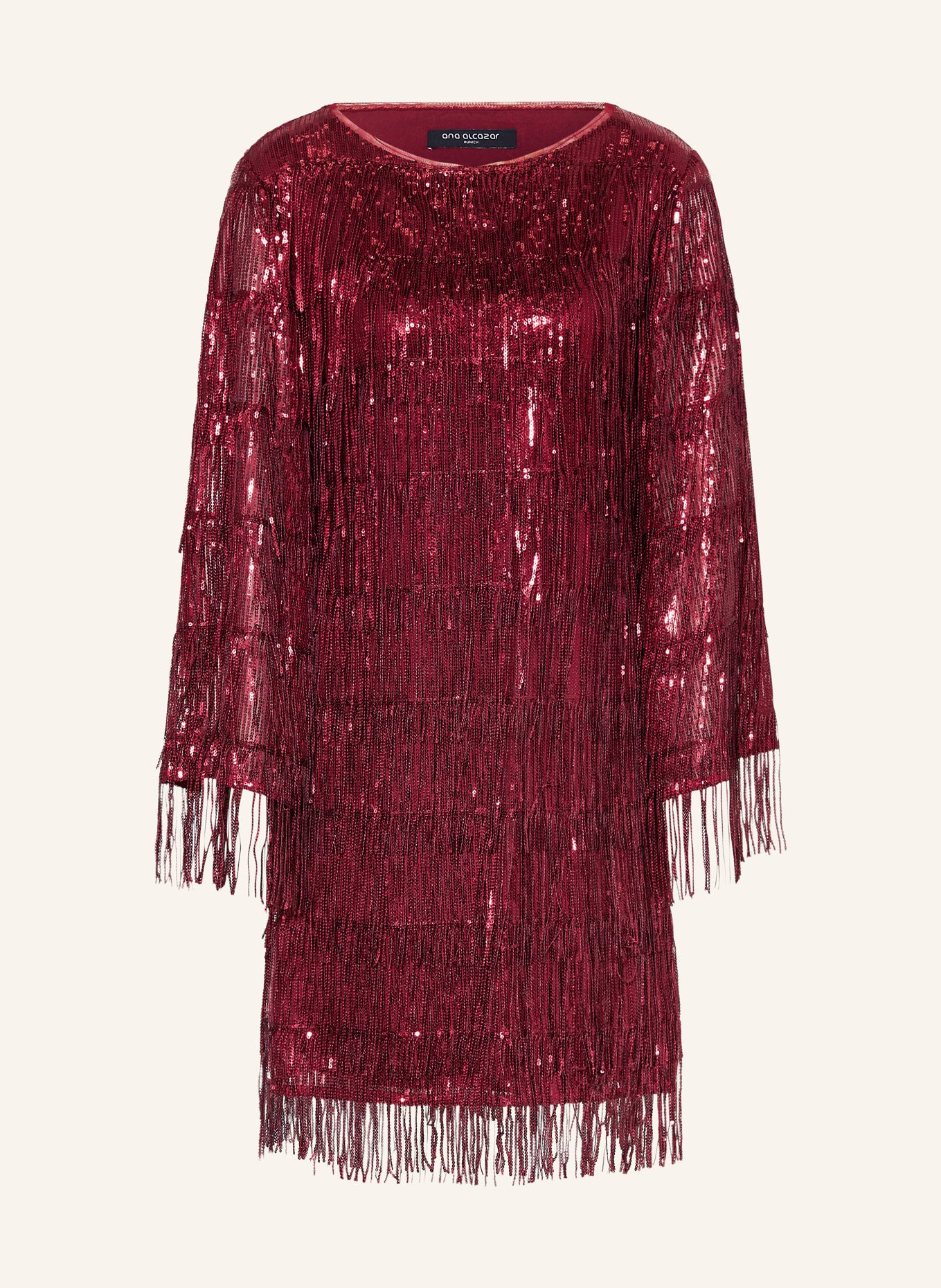 Ana Alcazar Cocktailkleid: DUNKELROT