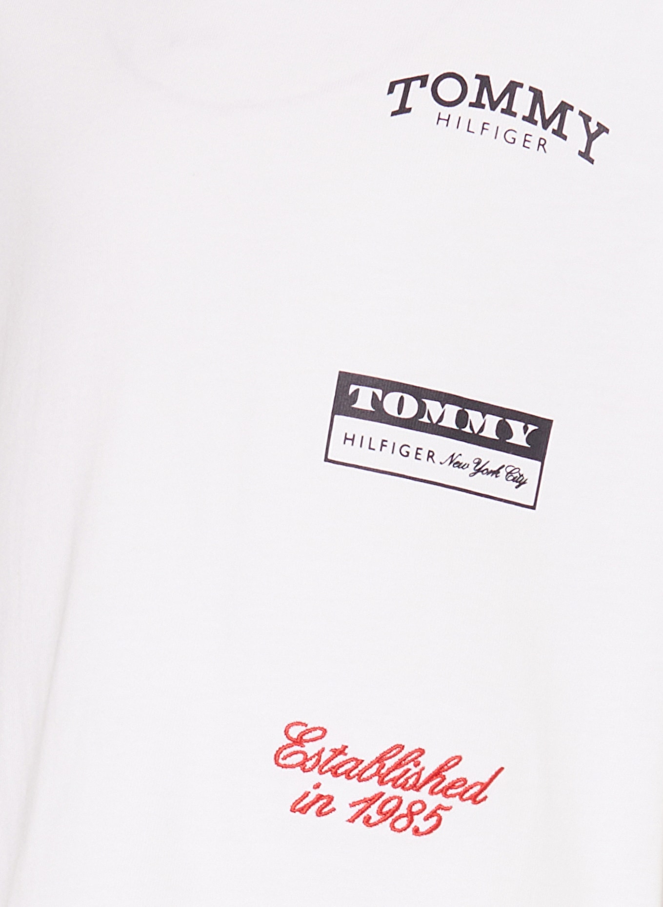 TOMMY HILFIGER T-Shirt: WEISS