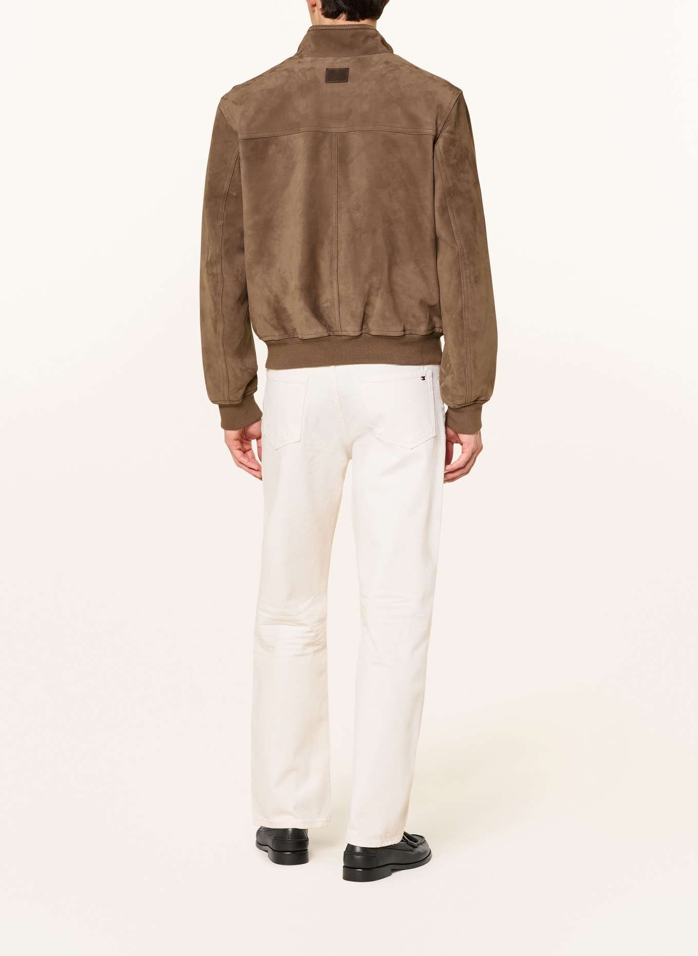 TOMMY HILFIGER RIVER Relaxed Straight Fit Jeans: YBL Ecru