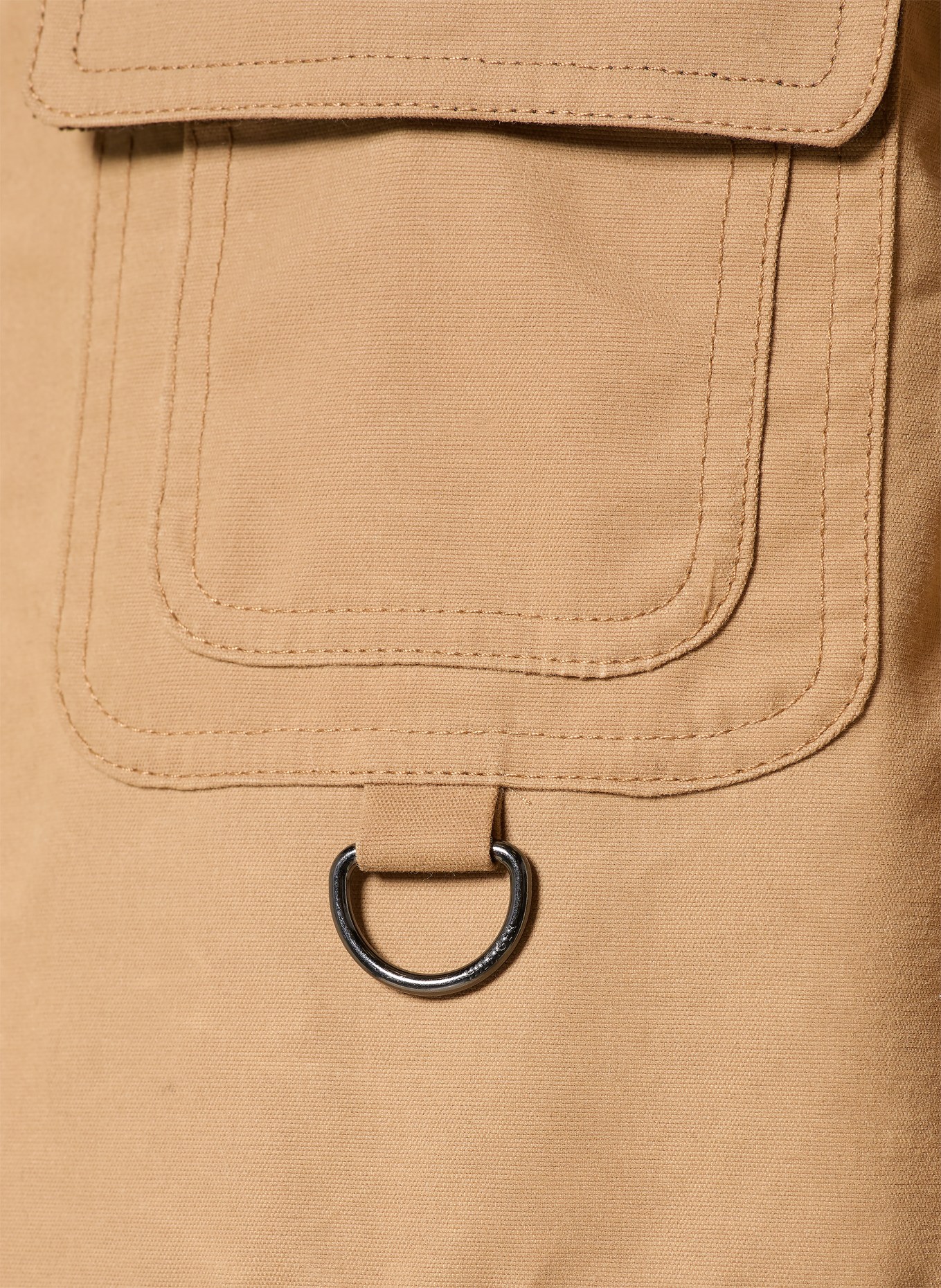 TOMMY HILFIGER Jacke: CAMEL / DUNKELBRAUN