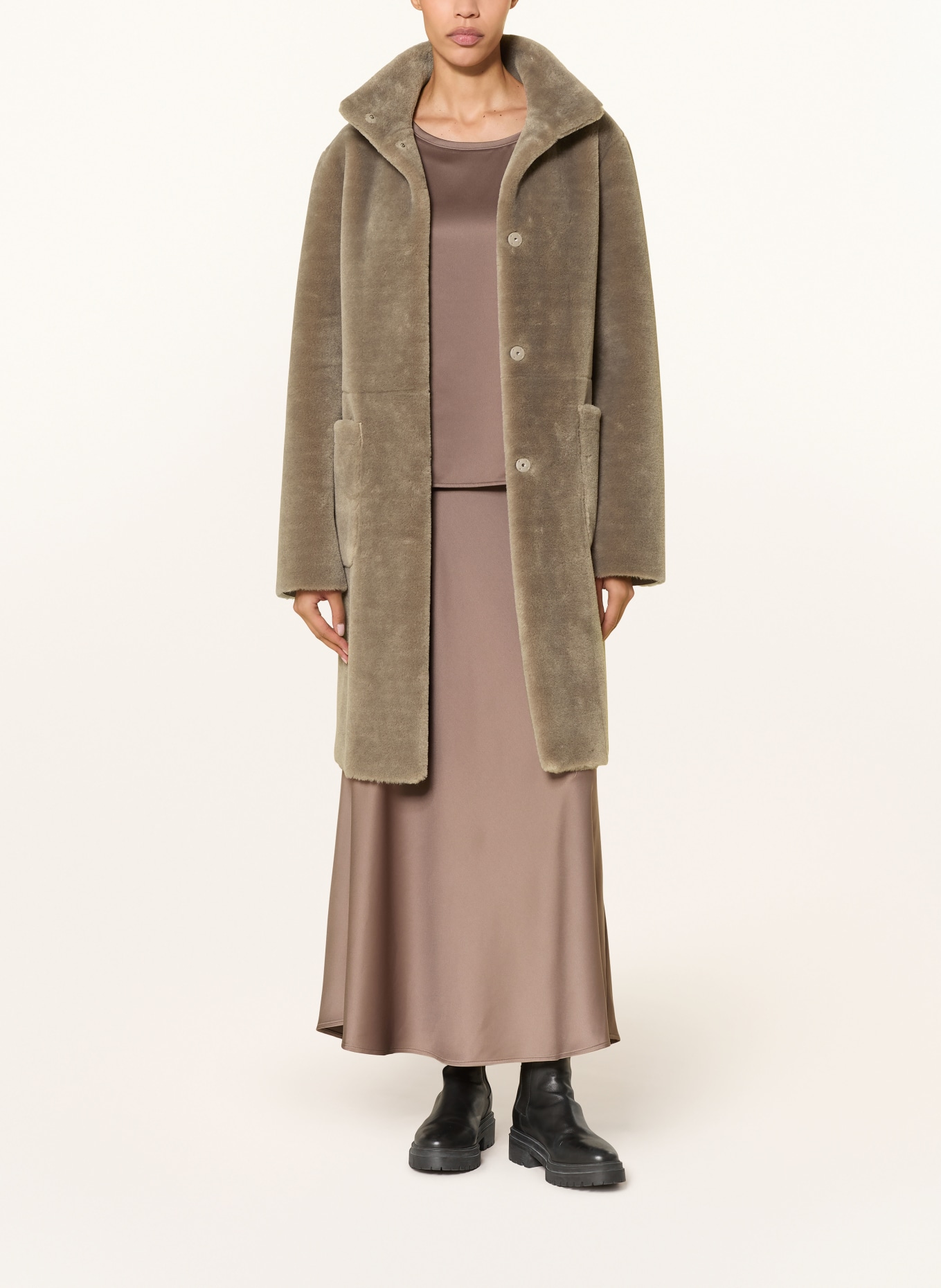 Juvia Manteau KAROLINA: TAUPE