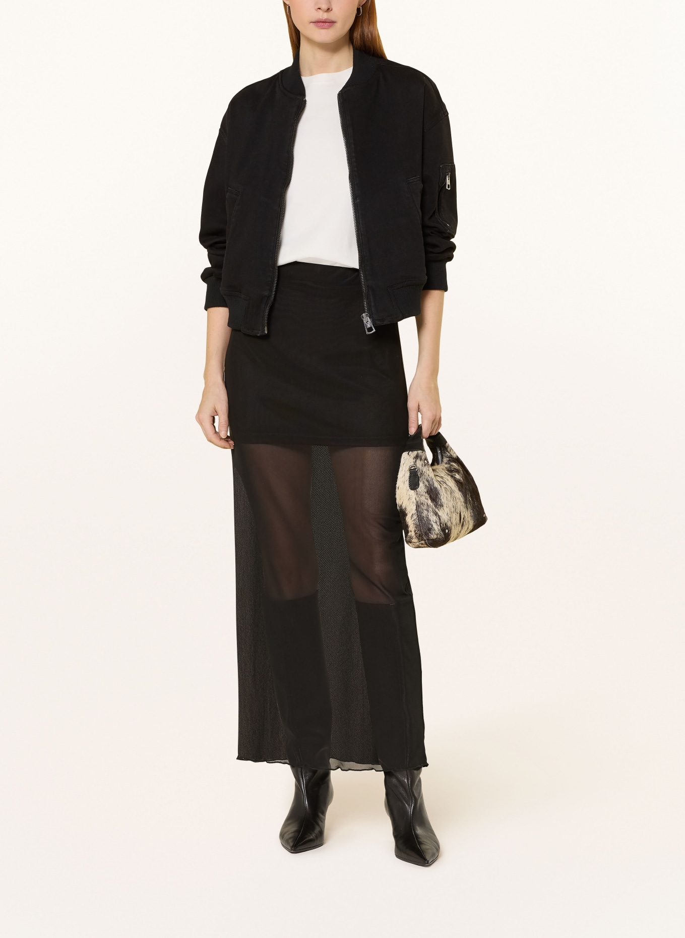 NEO NOIR Mesh-Rock MARLISE: SCHWARZ