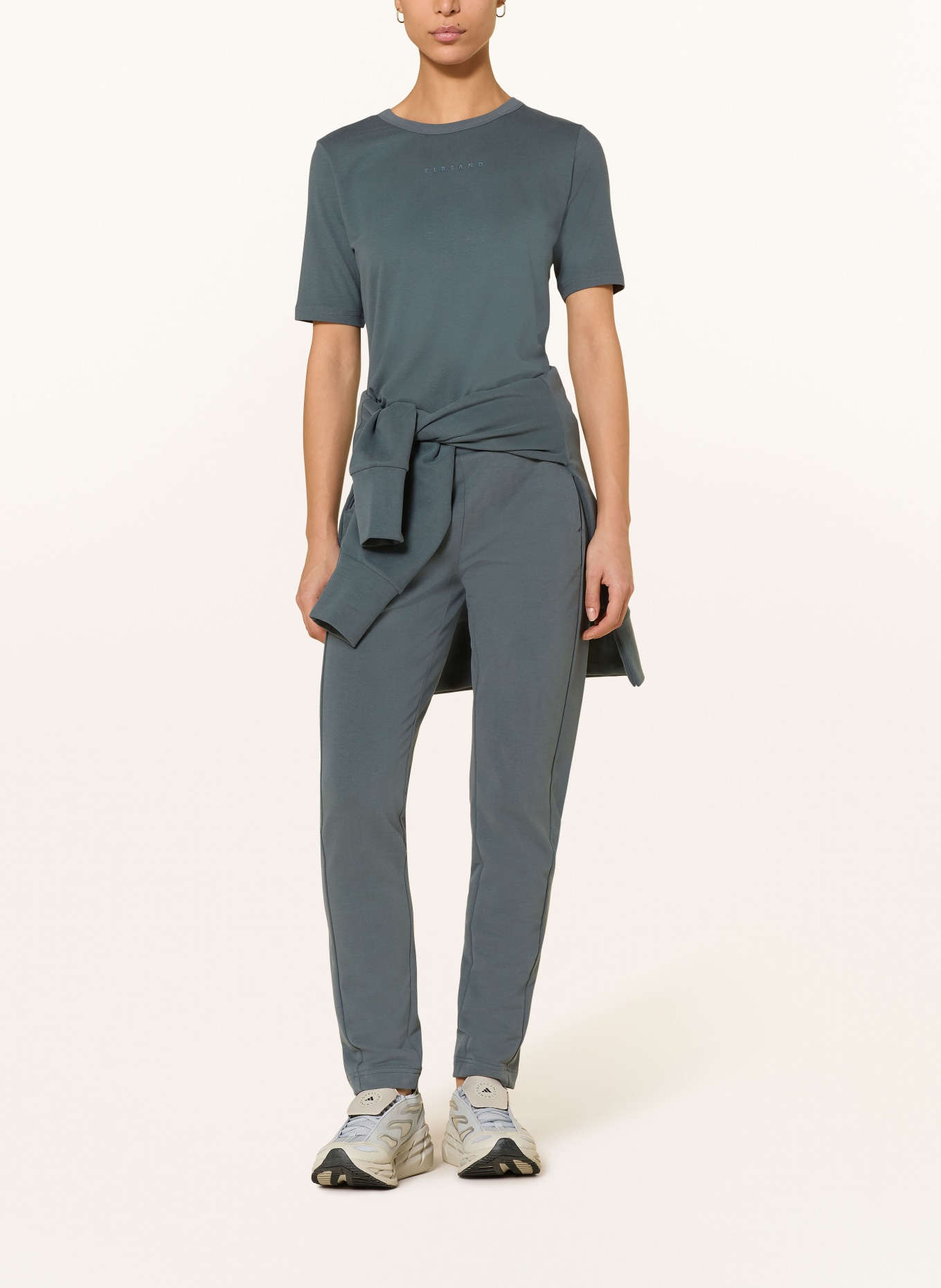 ELBSAND T-Shirt SIVA: PETROL