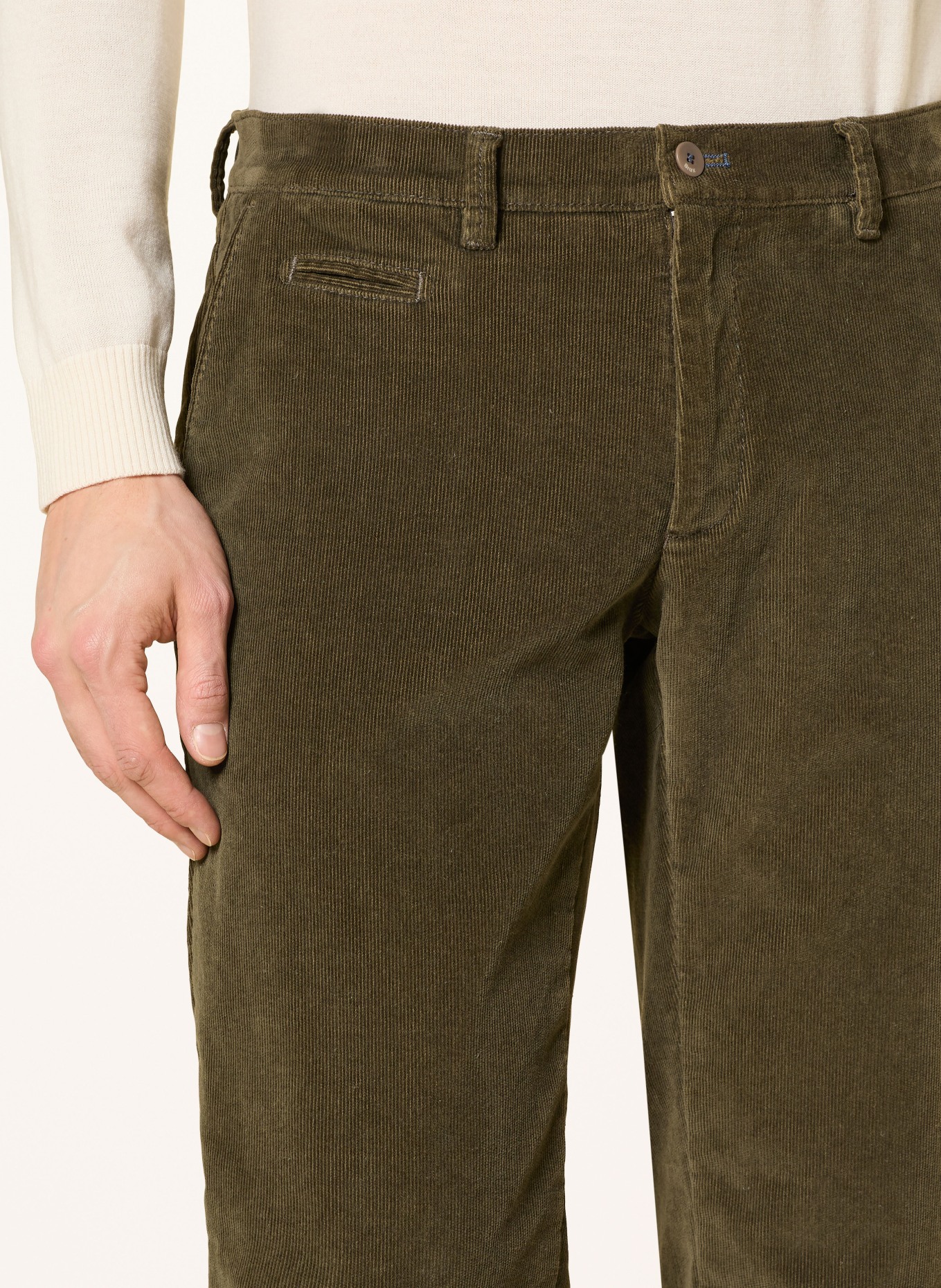 BRAX Cordhose FABIO TT Modern Fit: 33 OLIVE