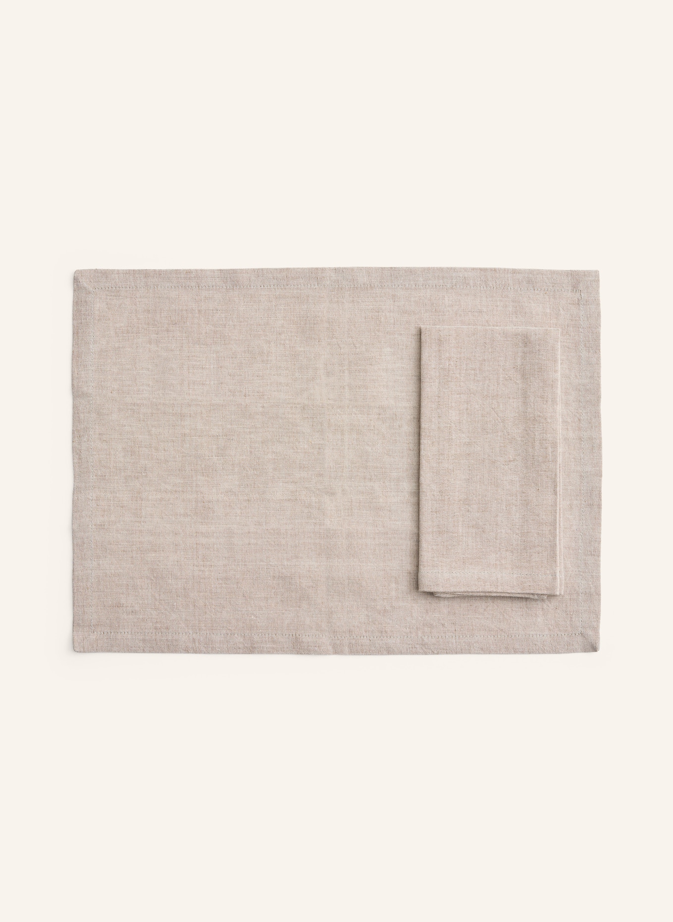 HAY Zestaw 4 obrusów TAVOLO: BEŻOWY