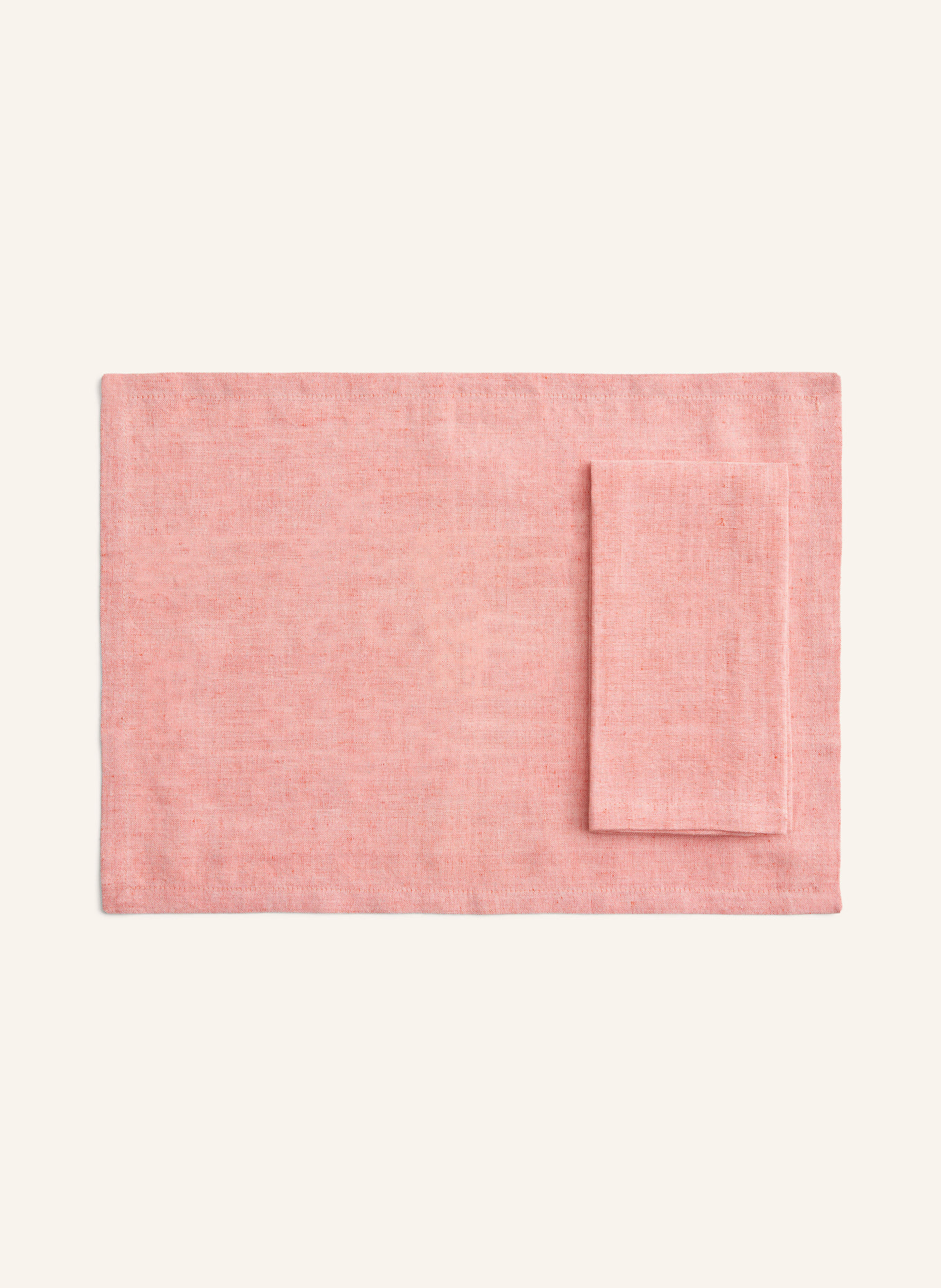 HAY Zestaw 4 obrusów TAVOLO: JASNOCZERWONY