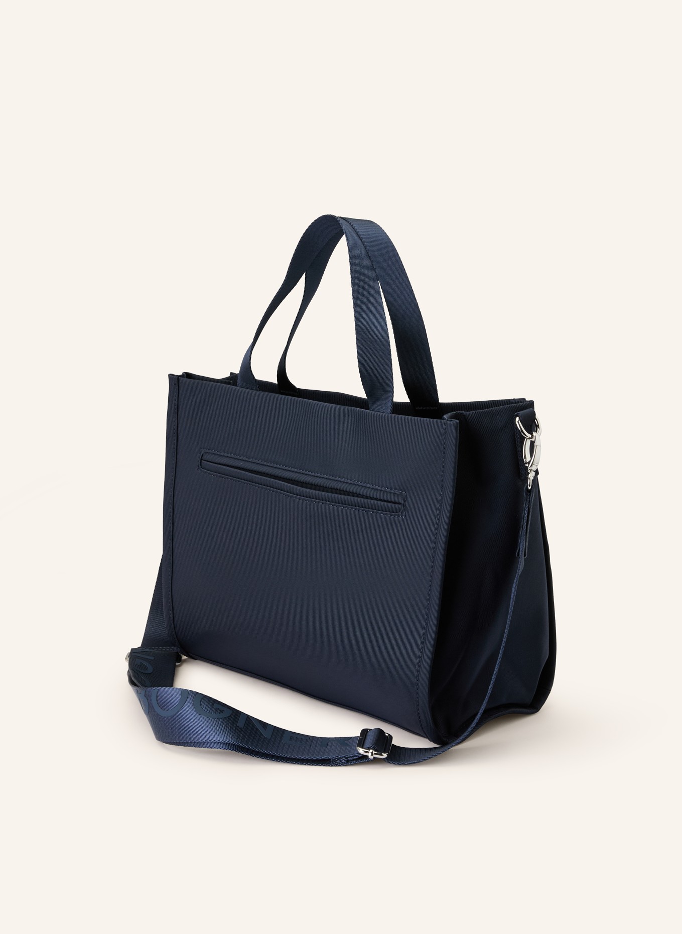 BOGNER Handtasche MAXON MAYLIN: DUNKELBLAU / SILBER