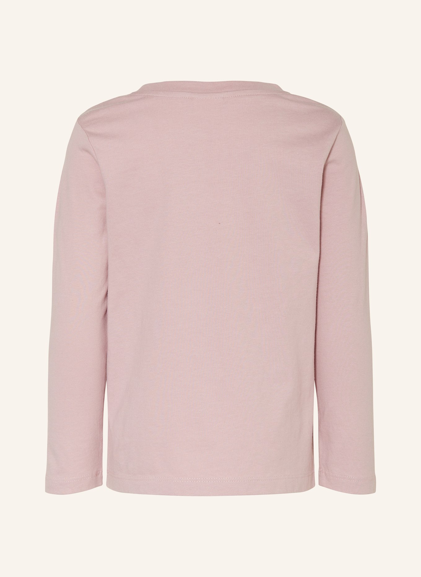 s.Oliver RED Longsleeve mit Pailletten und Schmucksteinen: ROSÉ / SCHWARZ