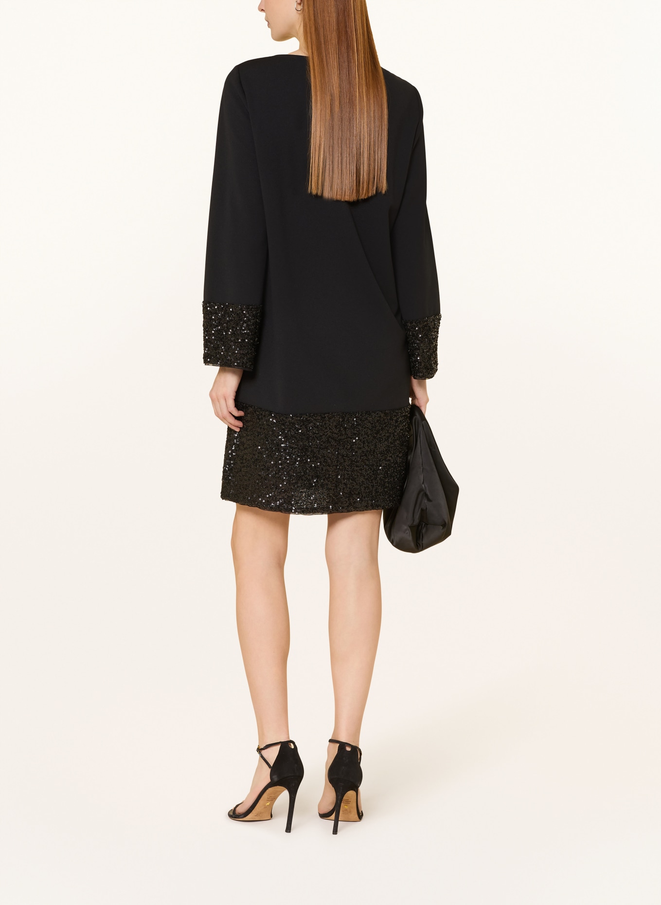 s.Oliver BLACK LABEL Cocktailkleid: SCHWARZ