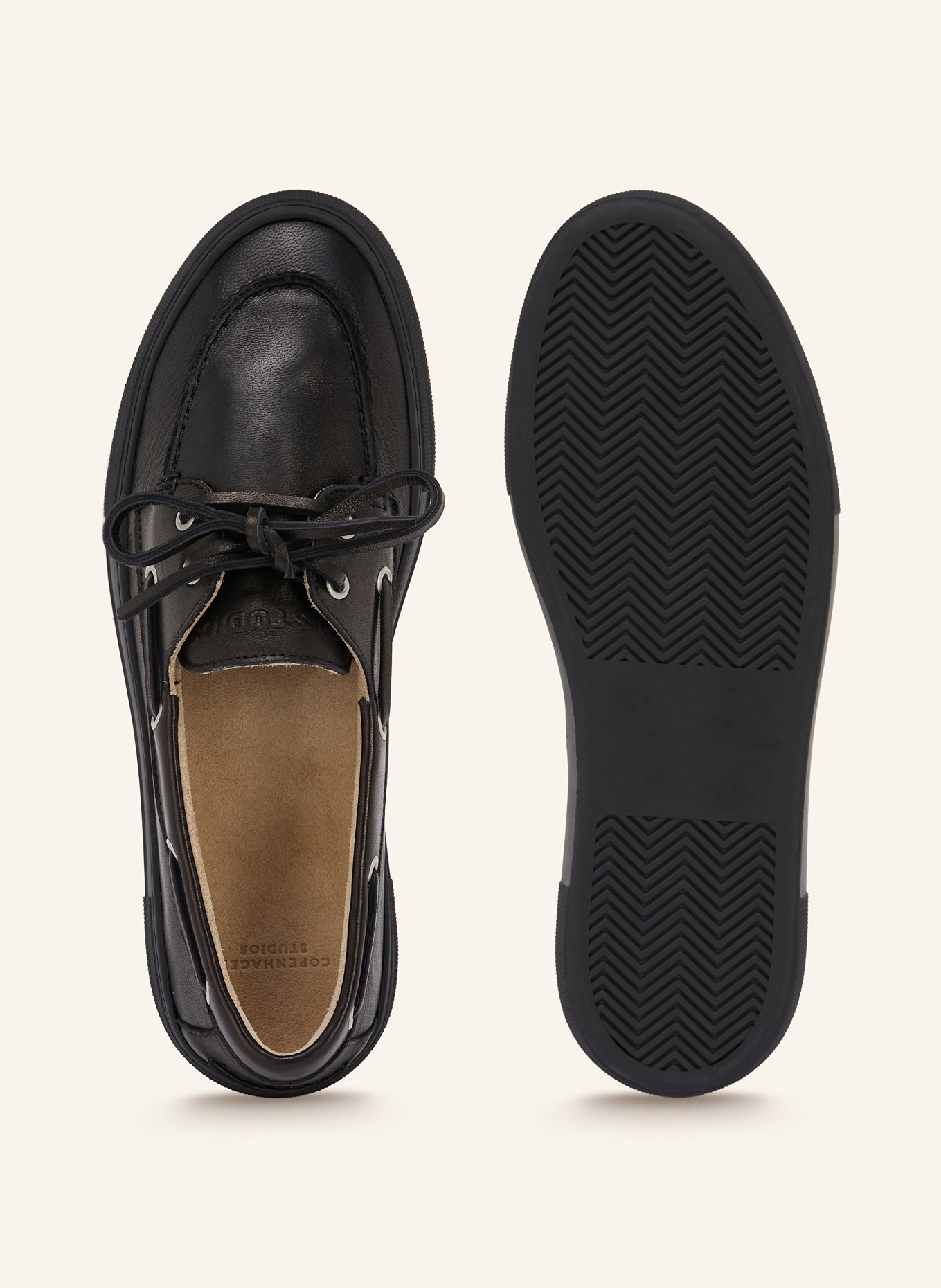 COPENHAGEN STUDIOS Bootsschuhe CPH177: SCHWARZ