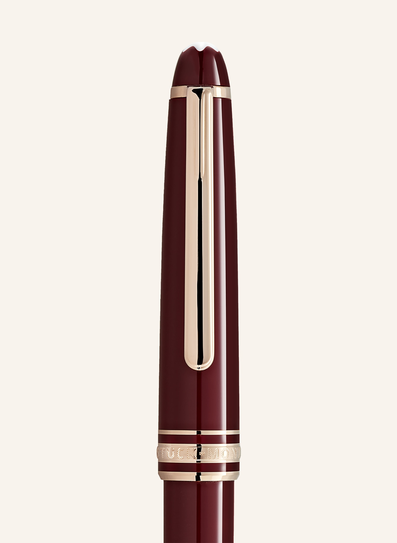 MONTBLANC Kugelschreiber MEISTERSTÜCK BURGUNDY RED CLASSIQUE: DUNKELROT