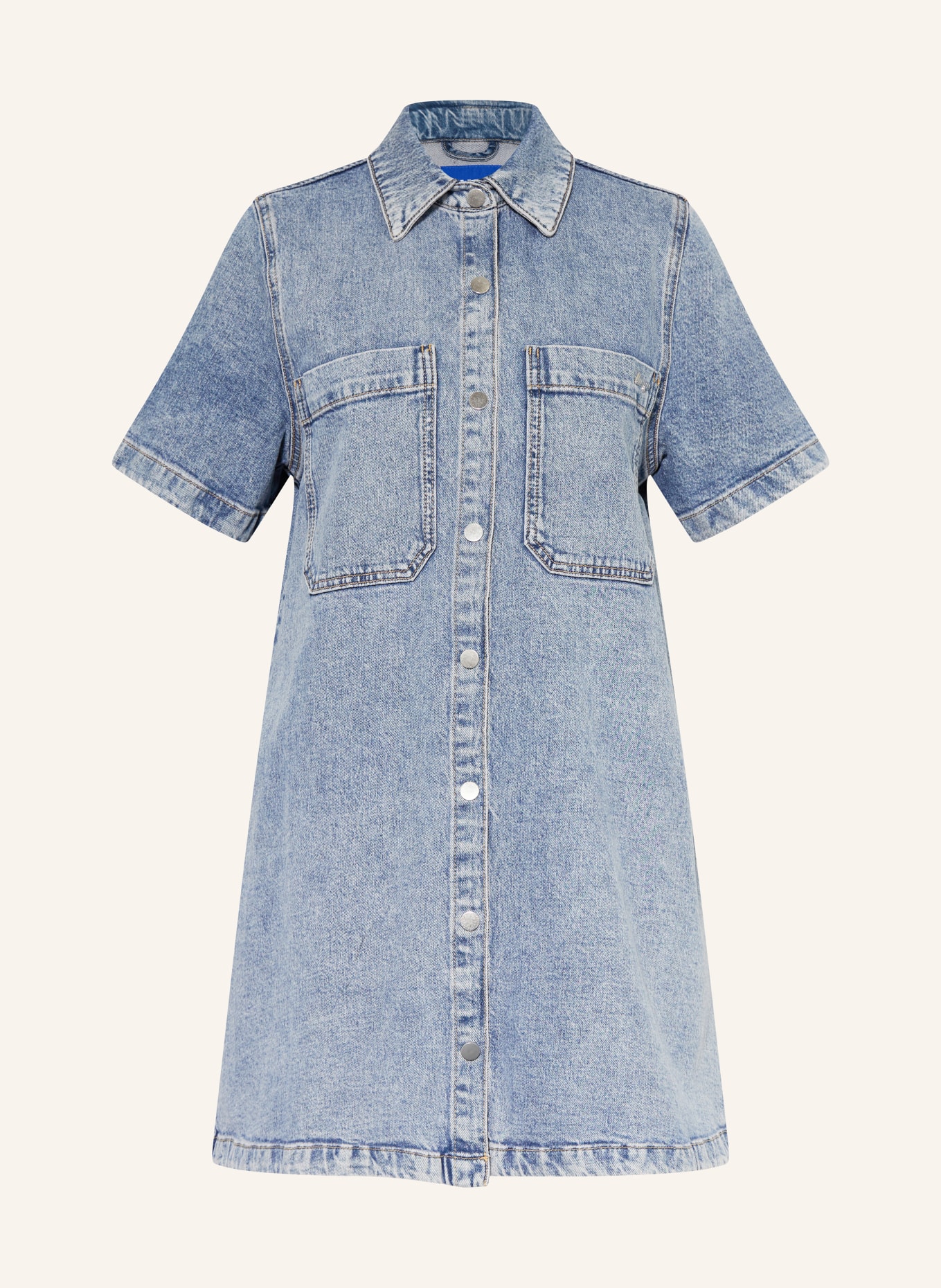 HUGO Jeanskleid GANDIRA: HELLBLAU