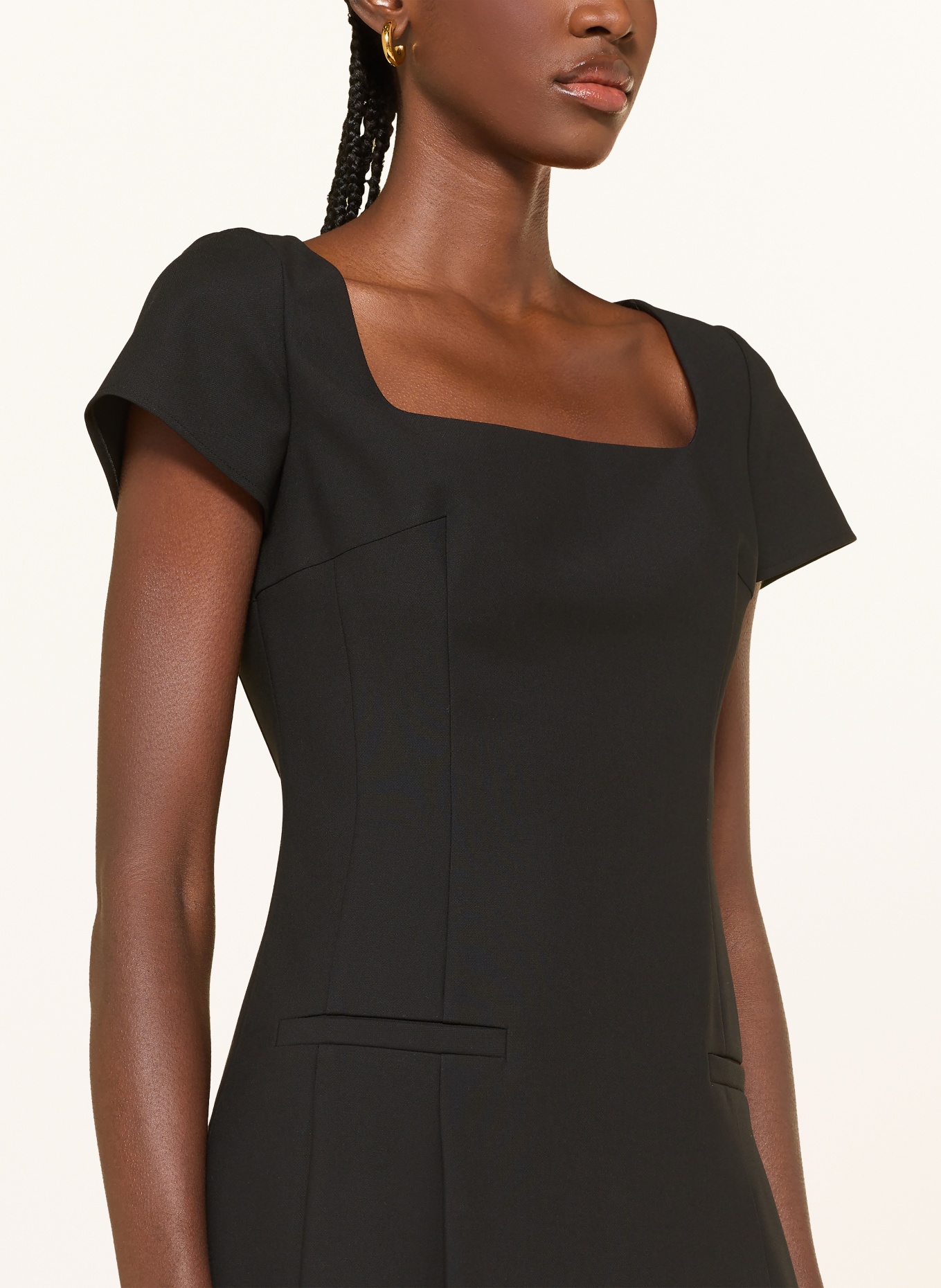 HUGO Kleid KEFINA: SCHWARZ