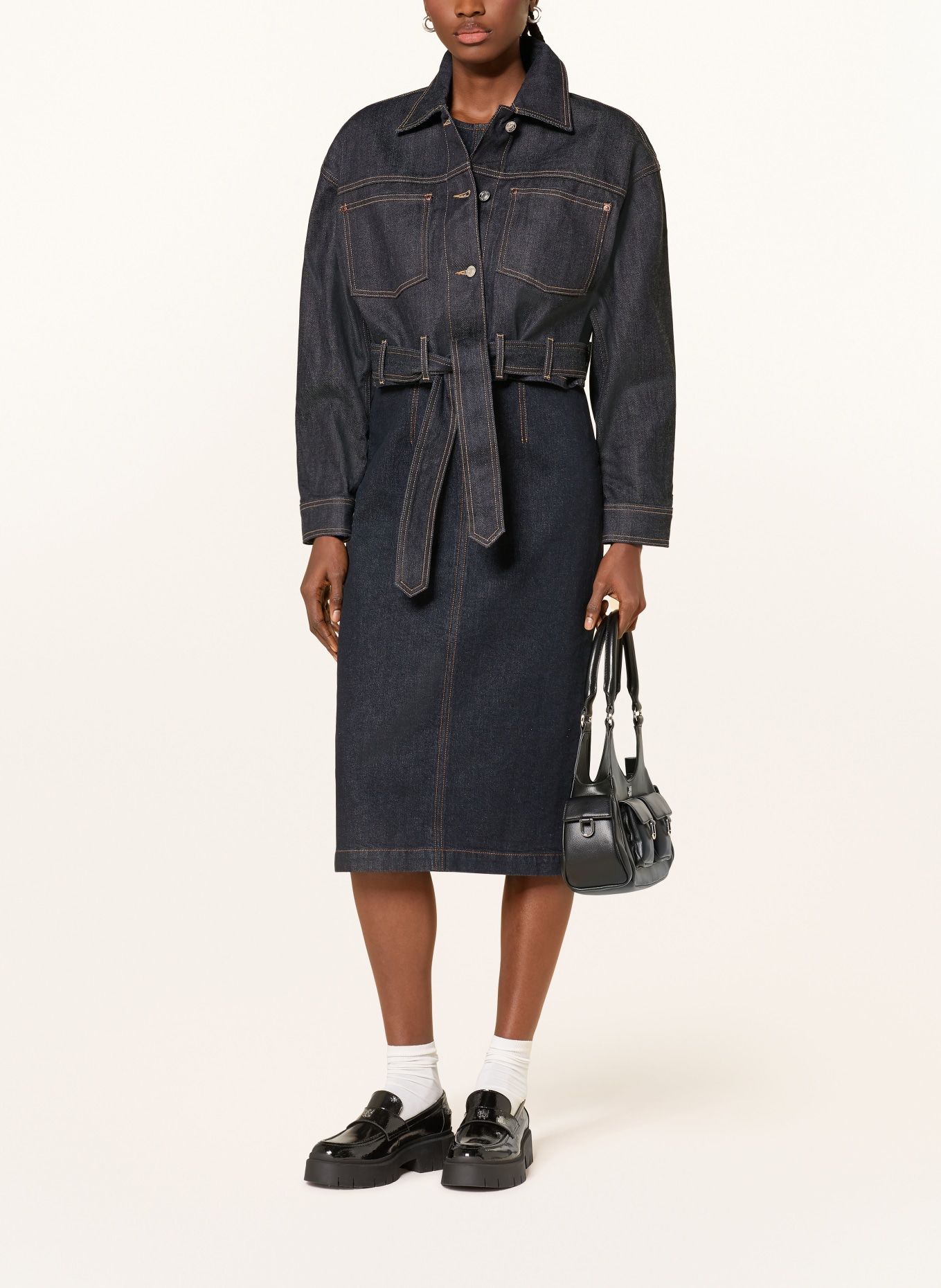 HUGO Jeansjacke GALATA: DUNKELBLAU