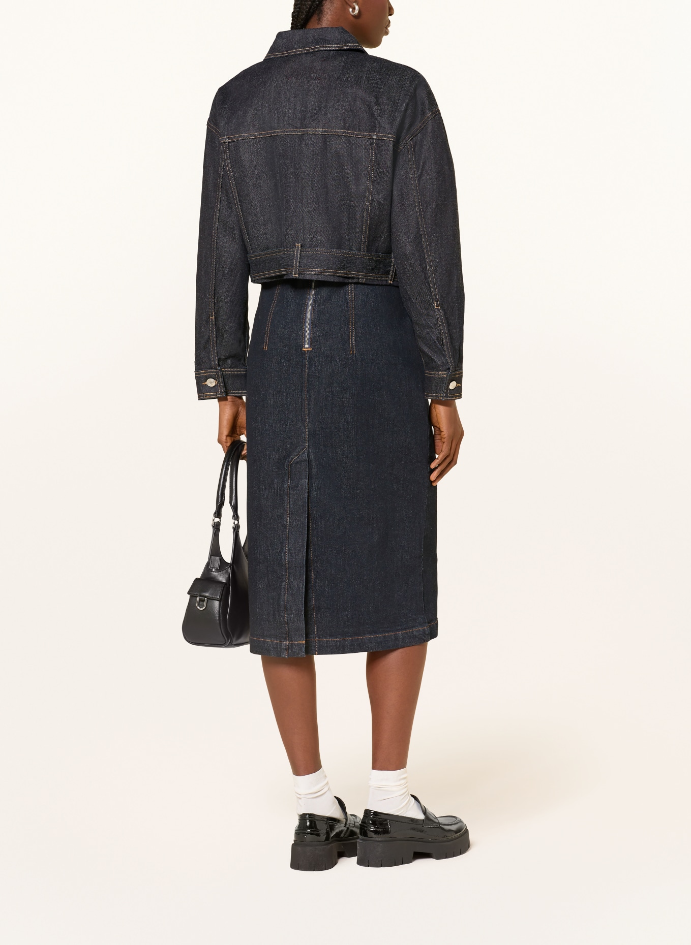 HUGO Jeansjacke GALATA: DUNKELBLAU