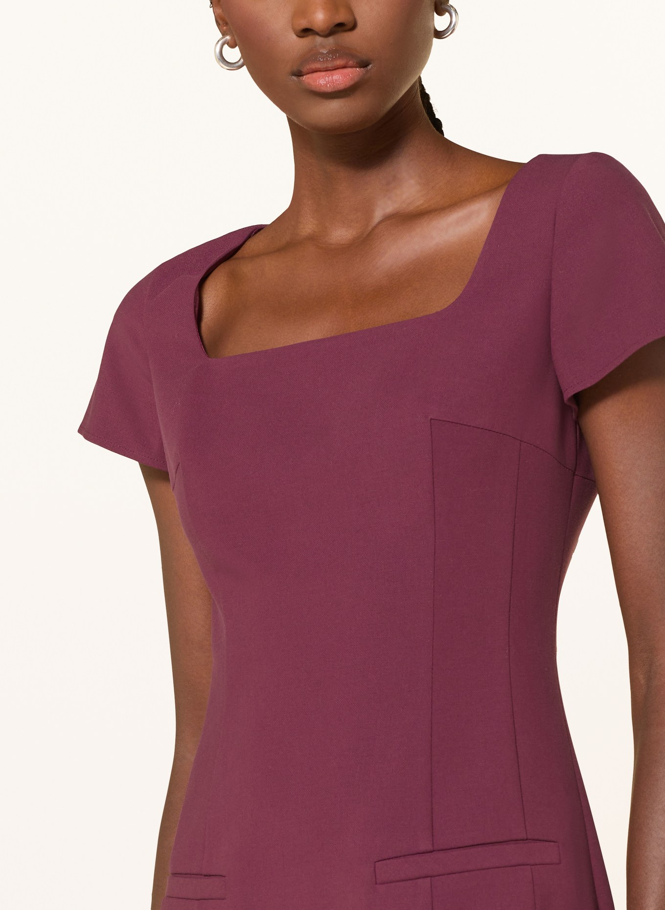 HUGO Kleid KEFINA: DUNKELLILA