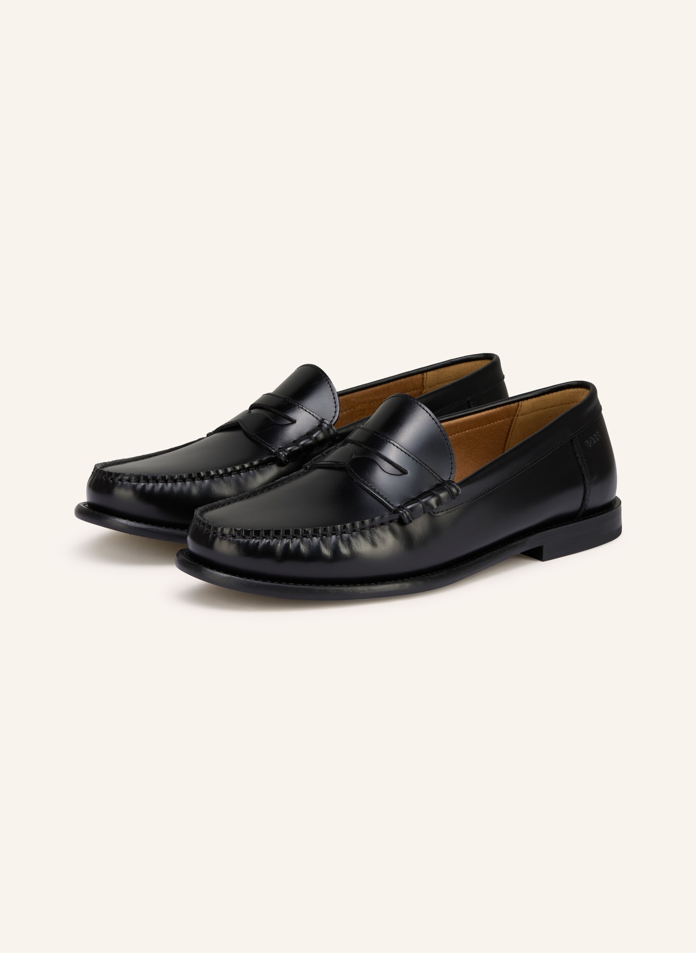 BOSS Penny-Loafer TEVAN: SCHWARZ