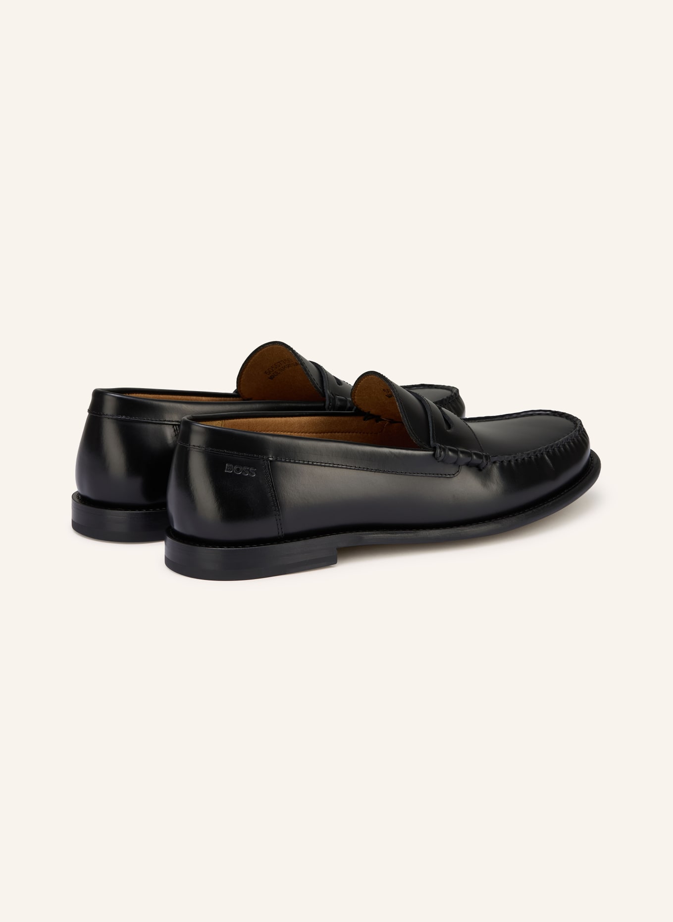 BOSS Penny-Loafer TEVAN: SCHWARZ