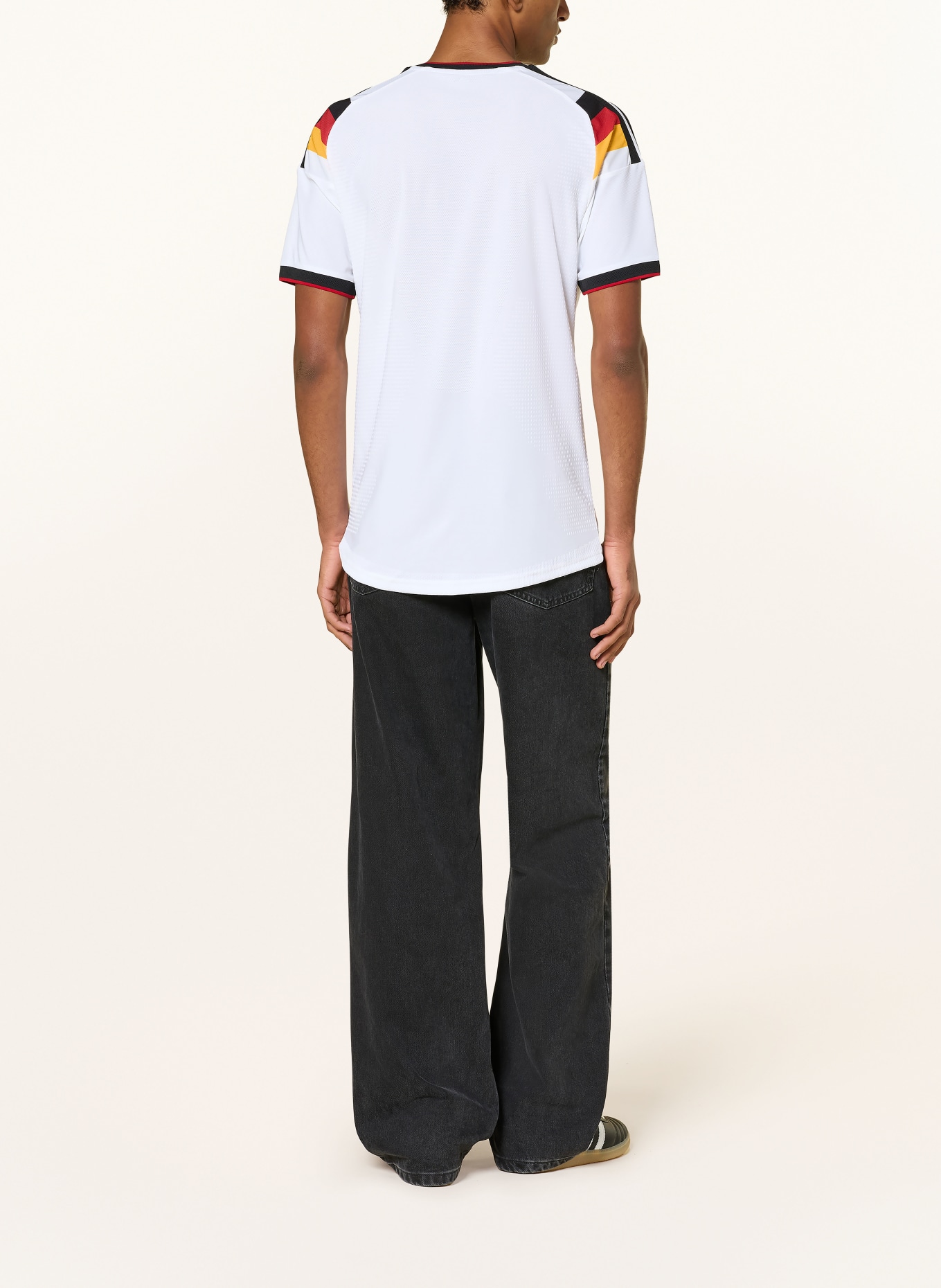 adidas Heimtrikot DEUTSCHLAND 26 AUTHENTIC Herren: WEISS / ROT / SCHWARZ