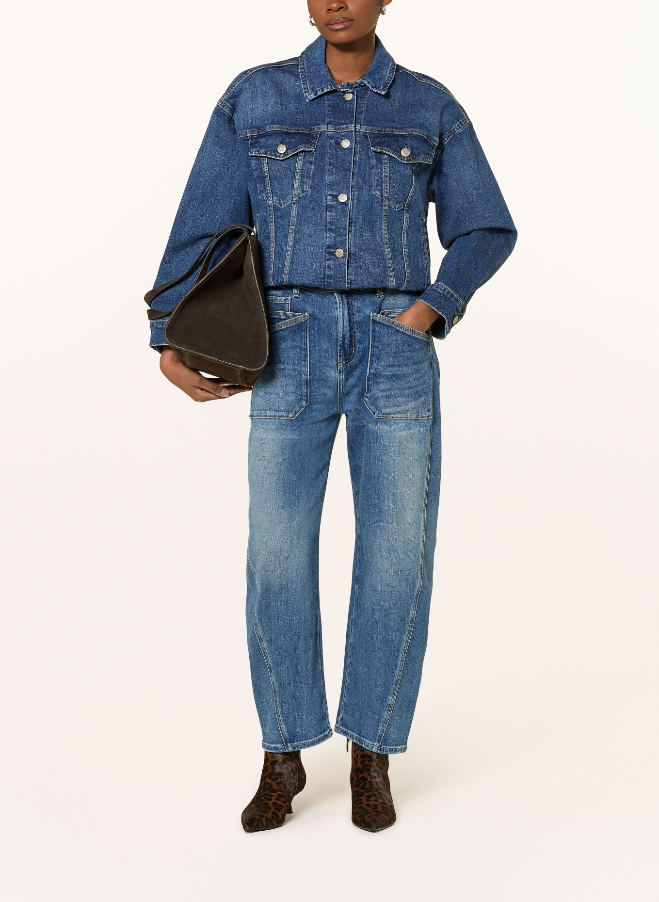 ELIAS RUMELIS Barrel Jeans ISABELLA: 1352 domain blue