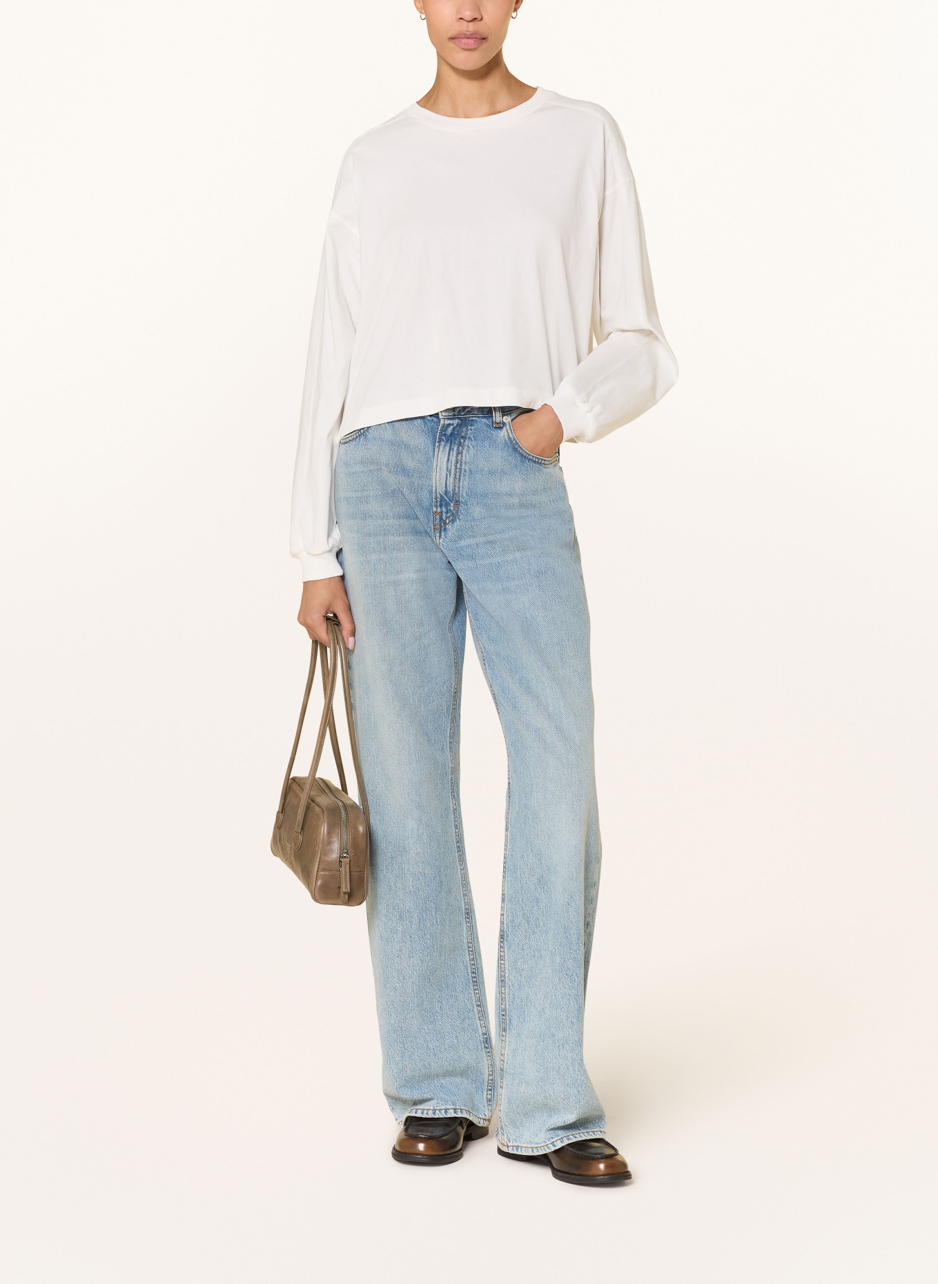 DRYKORN Sweatshirt KELAI: WEISS