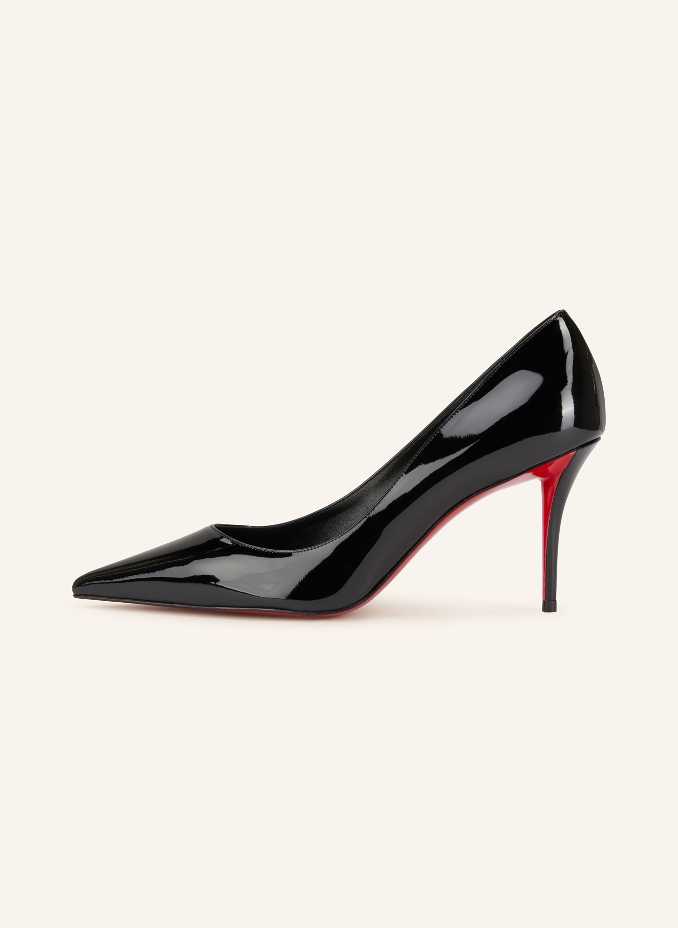 Christian Louboutin MISS Z 80 patent leather pumps: BLACK