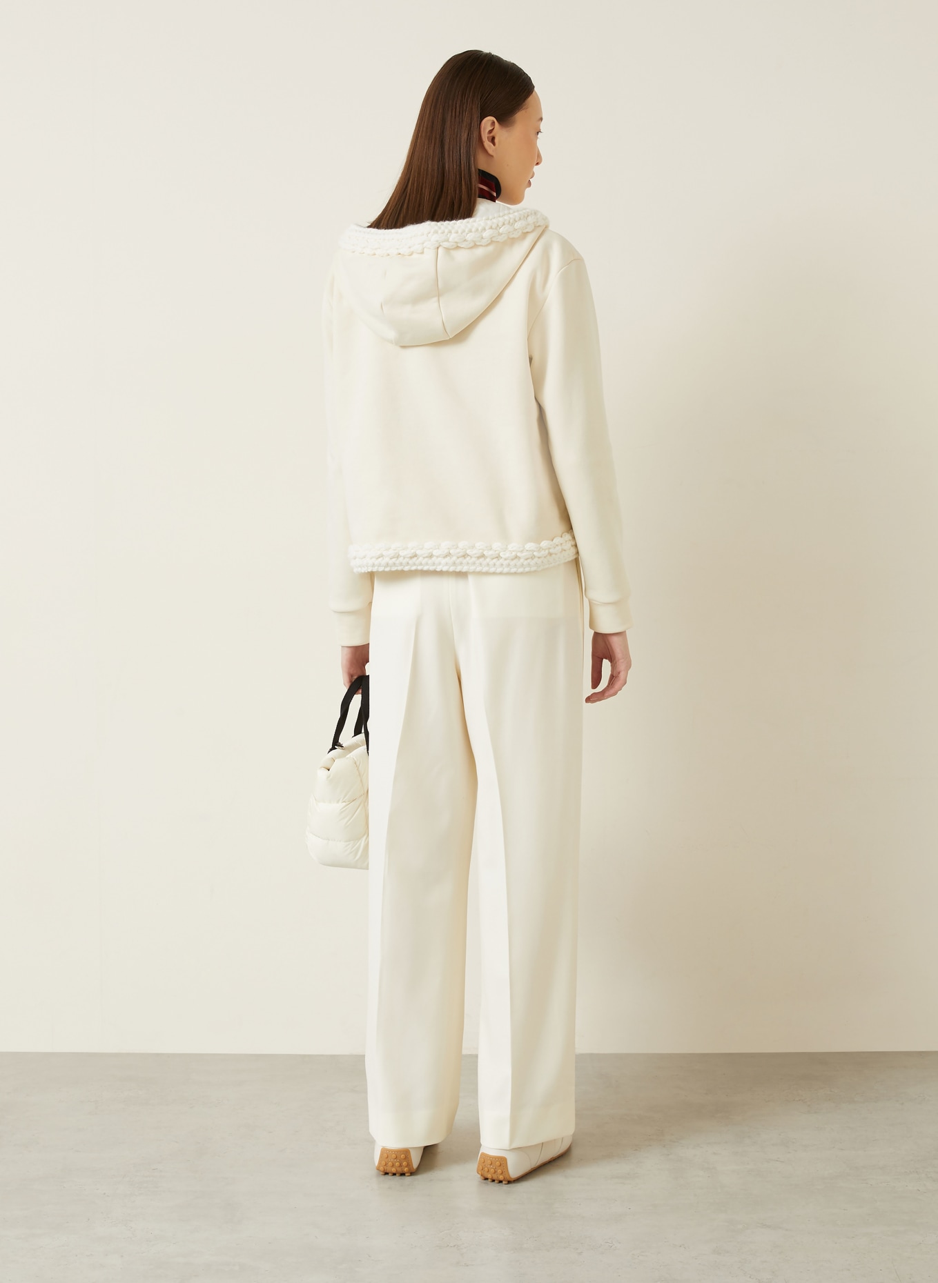 MONCLER Sweatjacke: ECRU