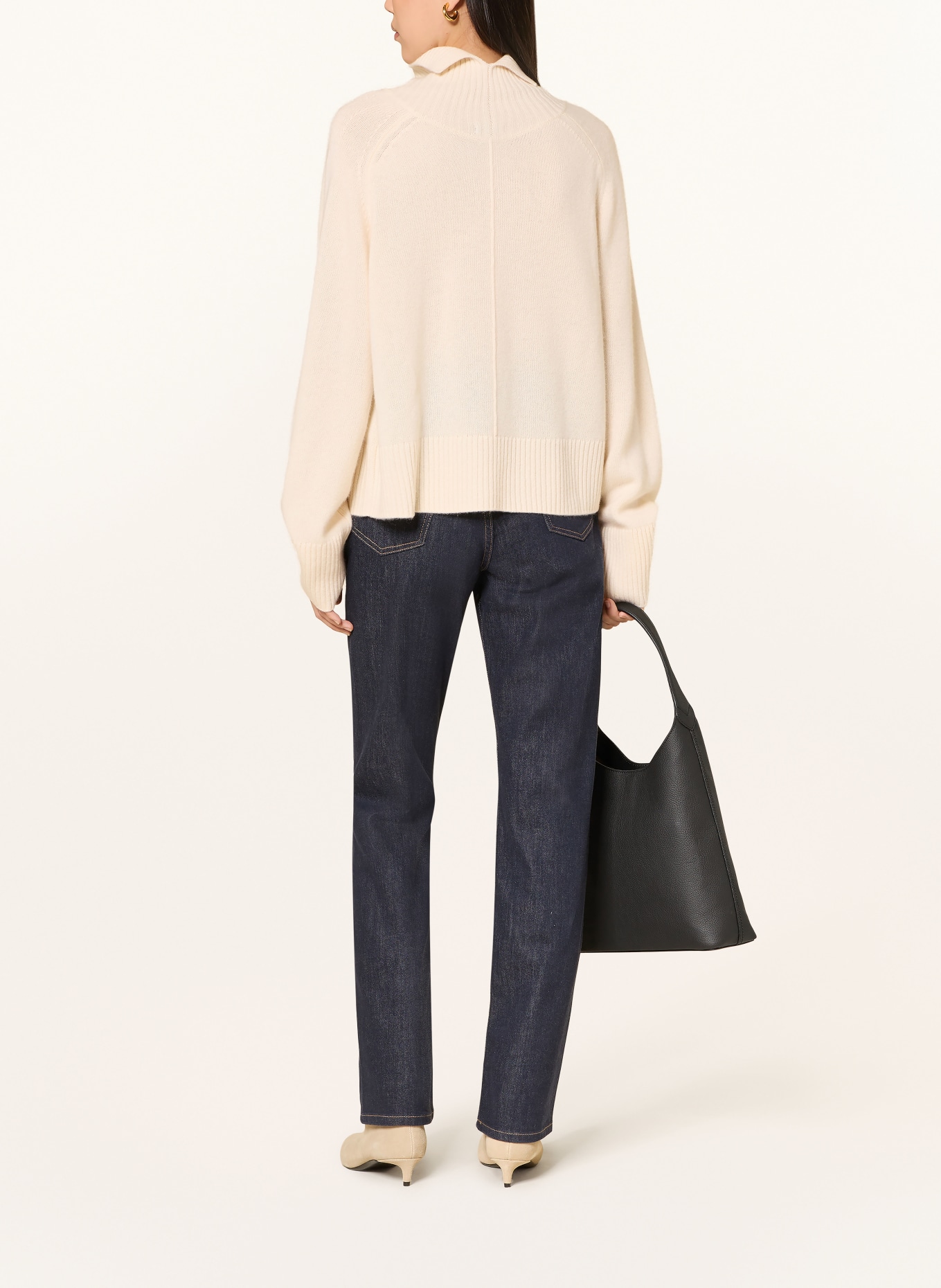 BOSS Rollkragenpullover FALONSO: ECRU