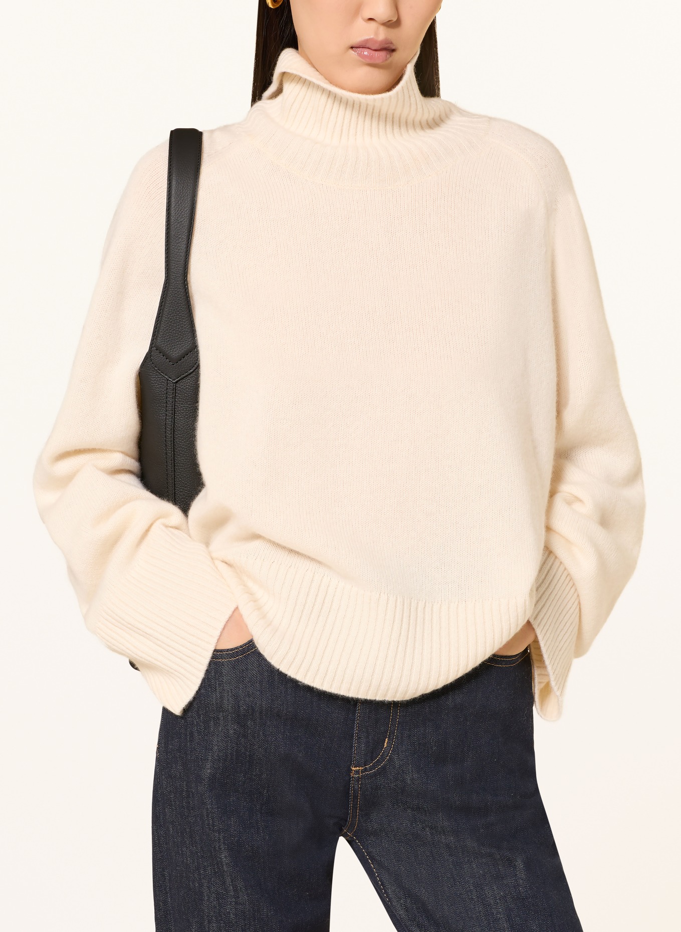 BOSS Rollkragenpullover FALONSO: ECRU