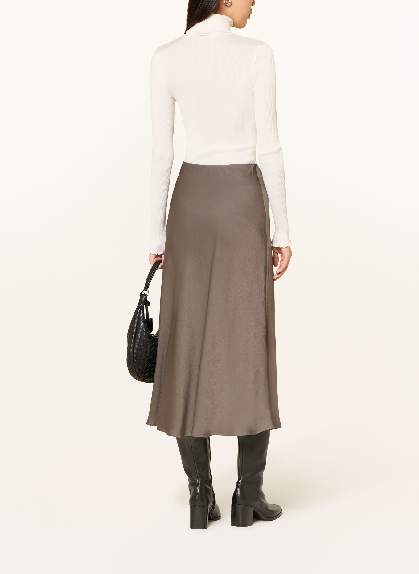 rosemunde Rollkragenshirt BEATHA mit Seide: ECRU