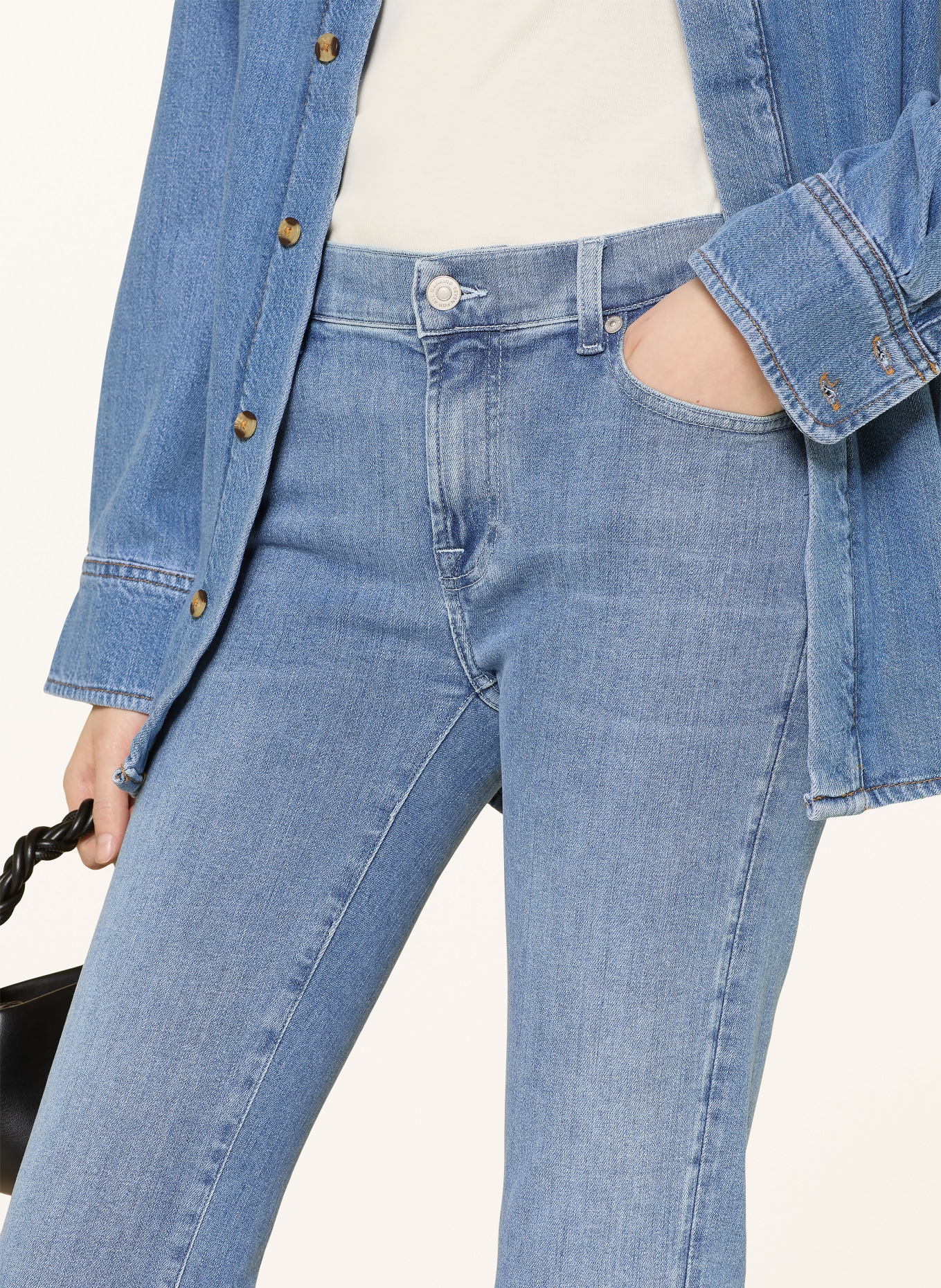 7 for all mankind Dżinsy Bootcut ICEFLOW: 1ZH Iceflow